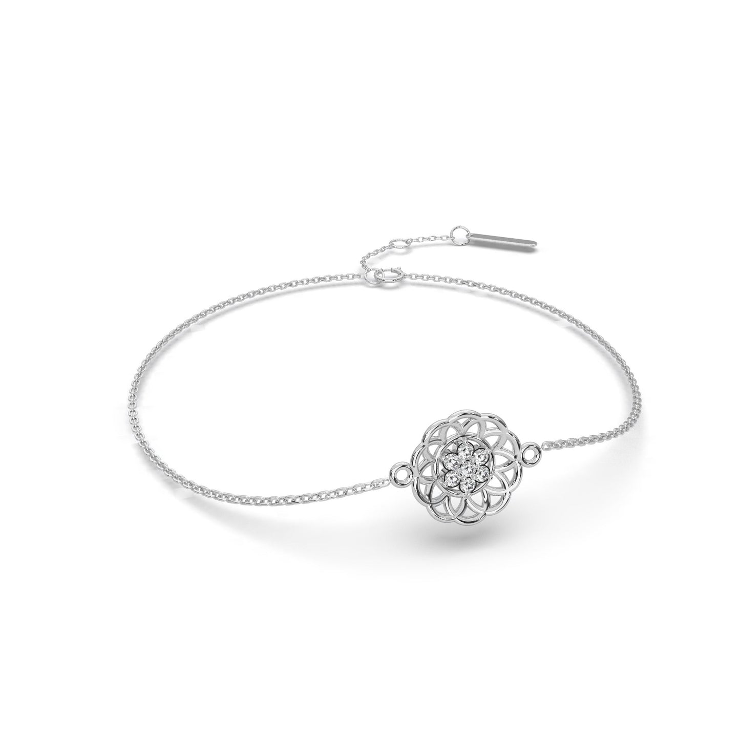 Bedazzling Chain Bracelet 18k
