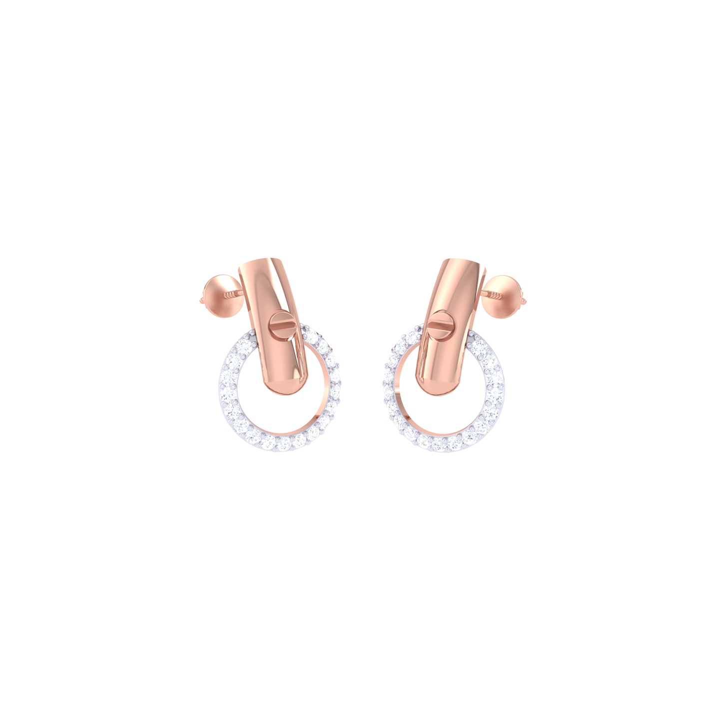 LunaLuster Diamond Hoops 18K