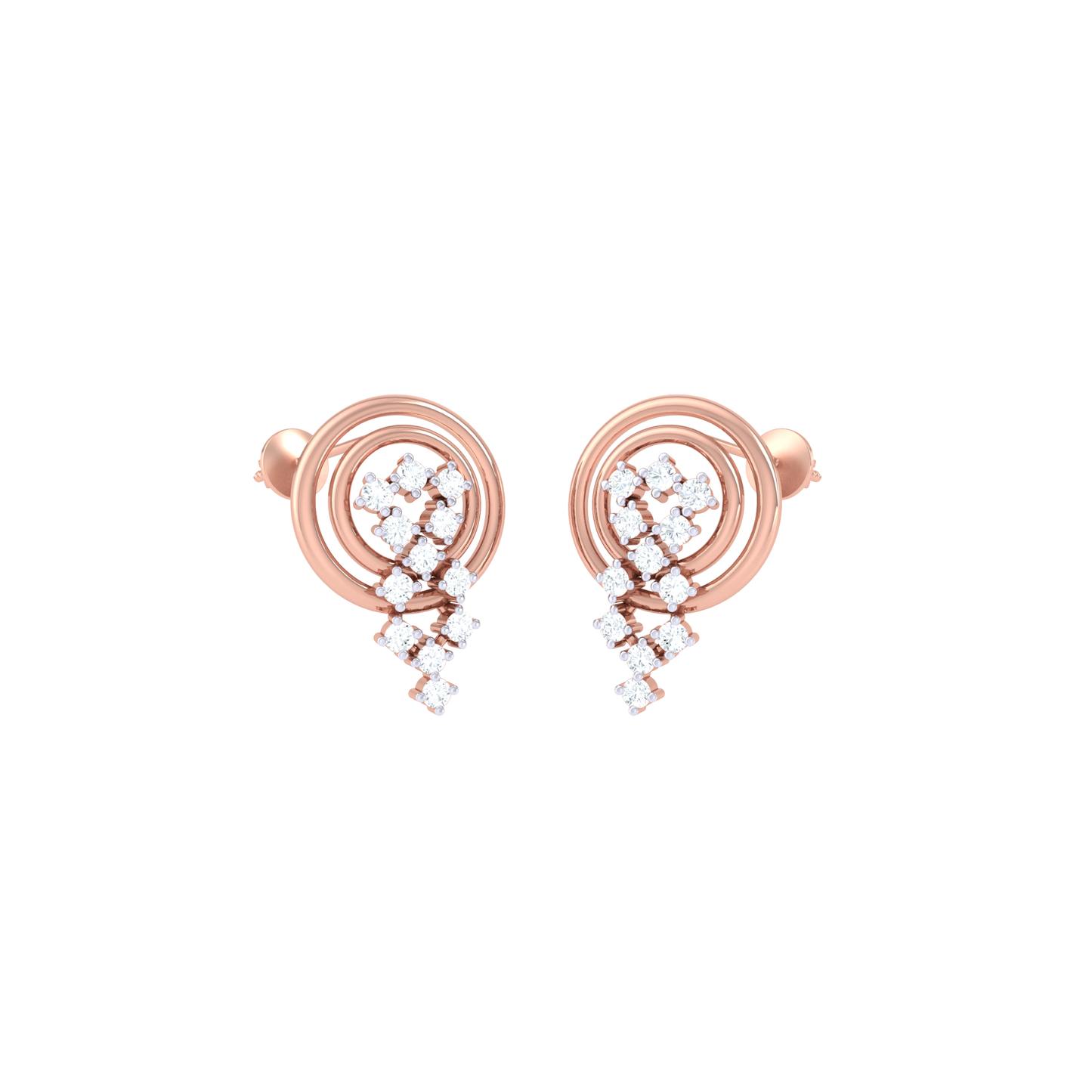 Whispering Willow Weave Earrings 18K