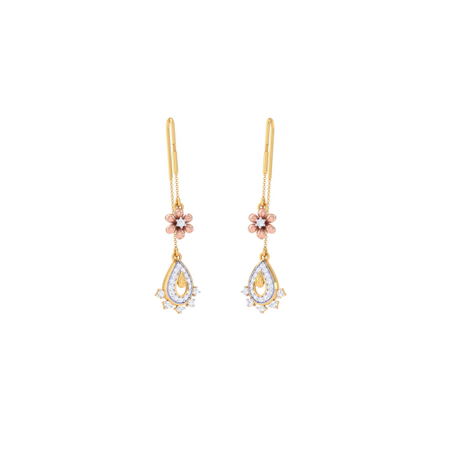 Radiant Rajkumari Jhumkas 18K