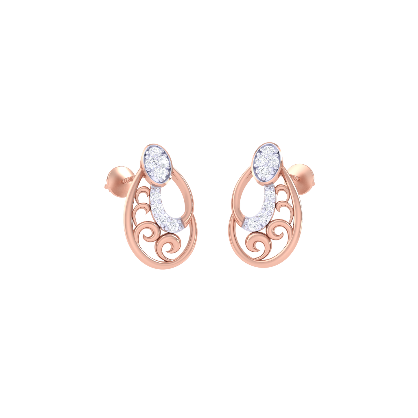 Enchanting Ember Earrings 18K