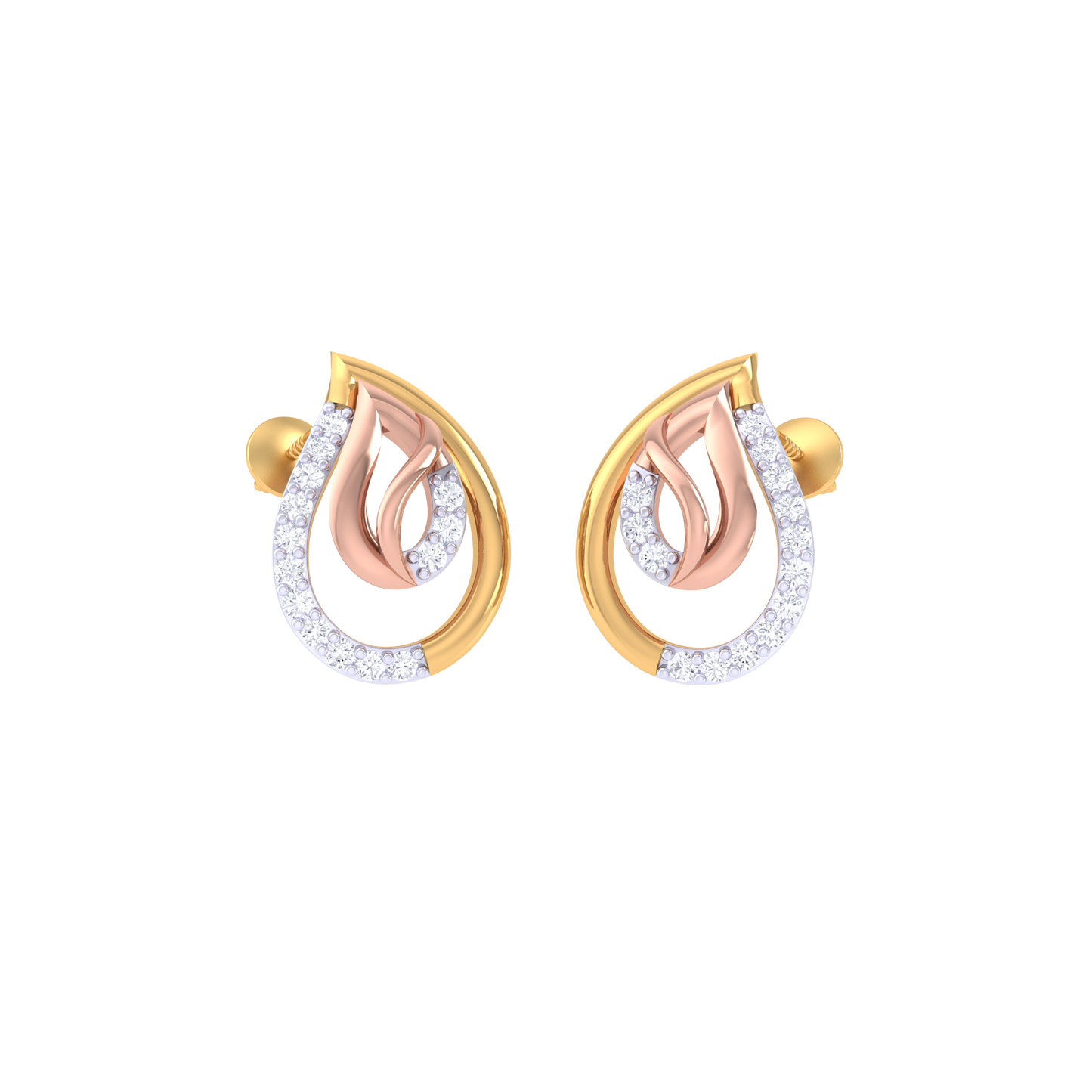 Twinkle Teardrop Earrings 18K