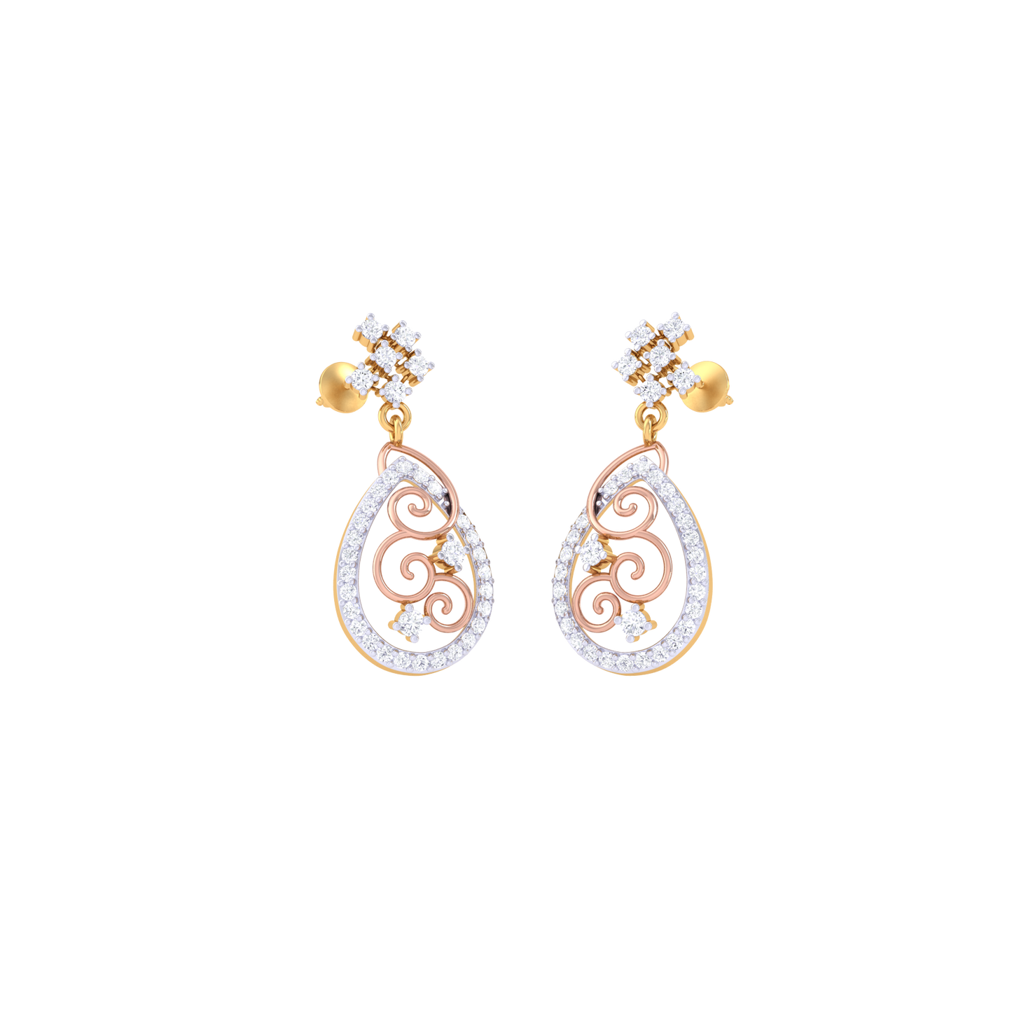 Stardust Drizzle Earrings 18K