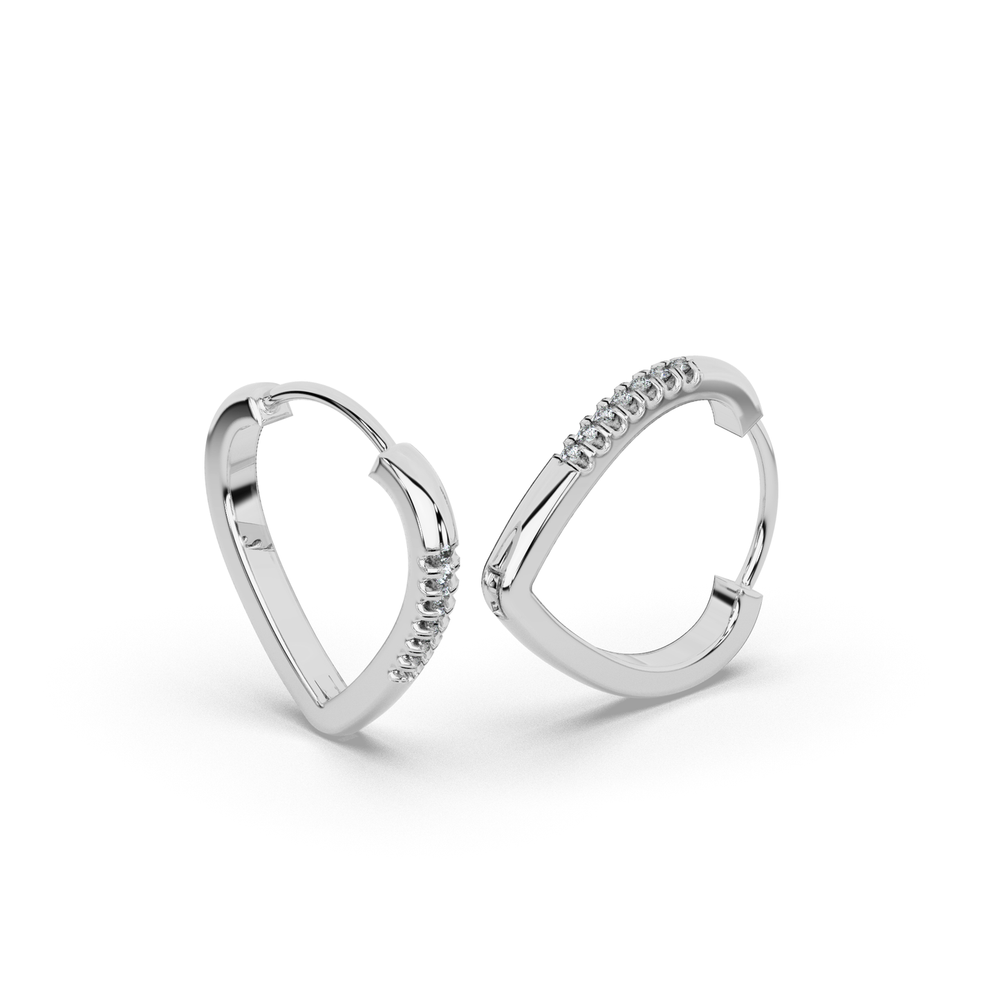 Luxe Lustre Diamond Earring 18K