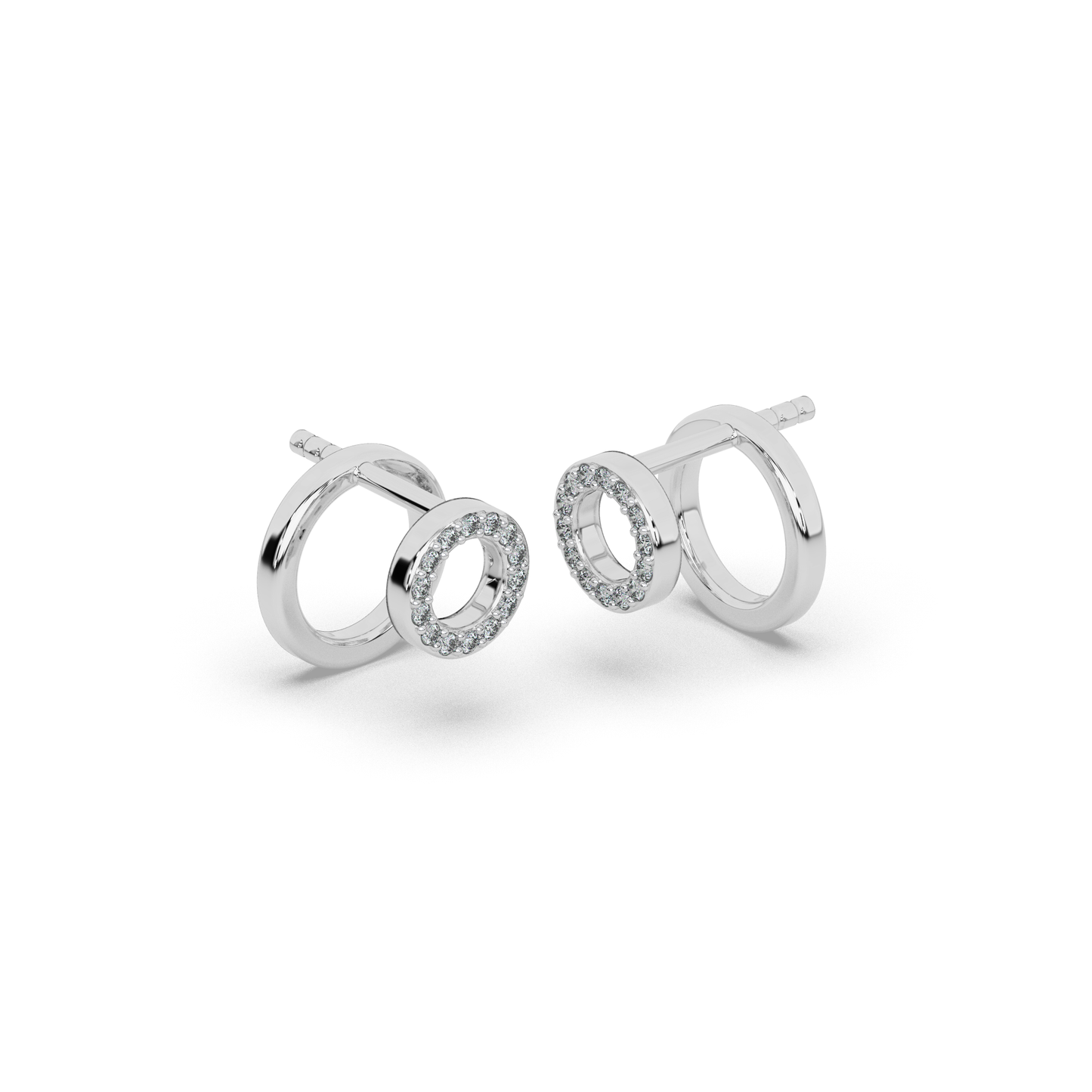 Regal Spark Diamond Earring 18K
