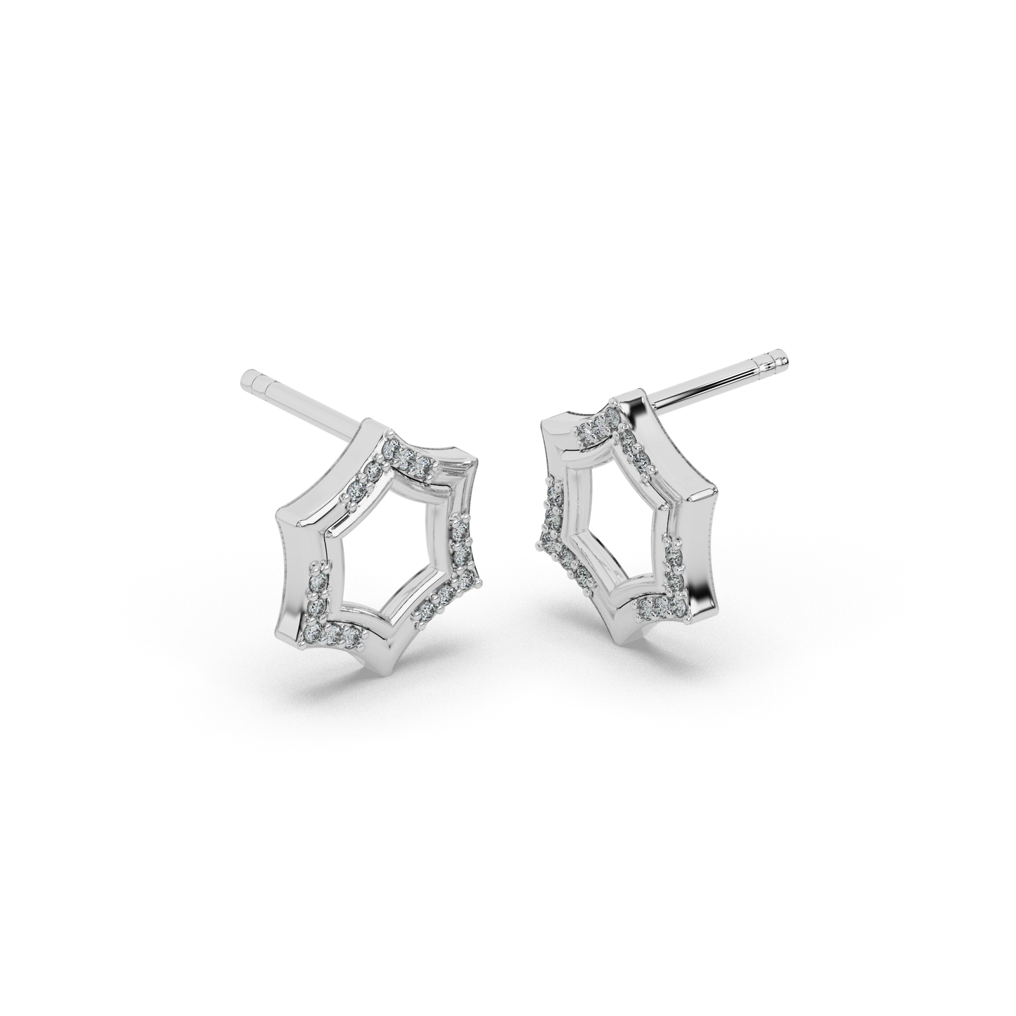 Mystique Sparkle Diamond Earring 18K