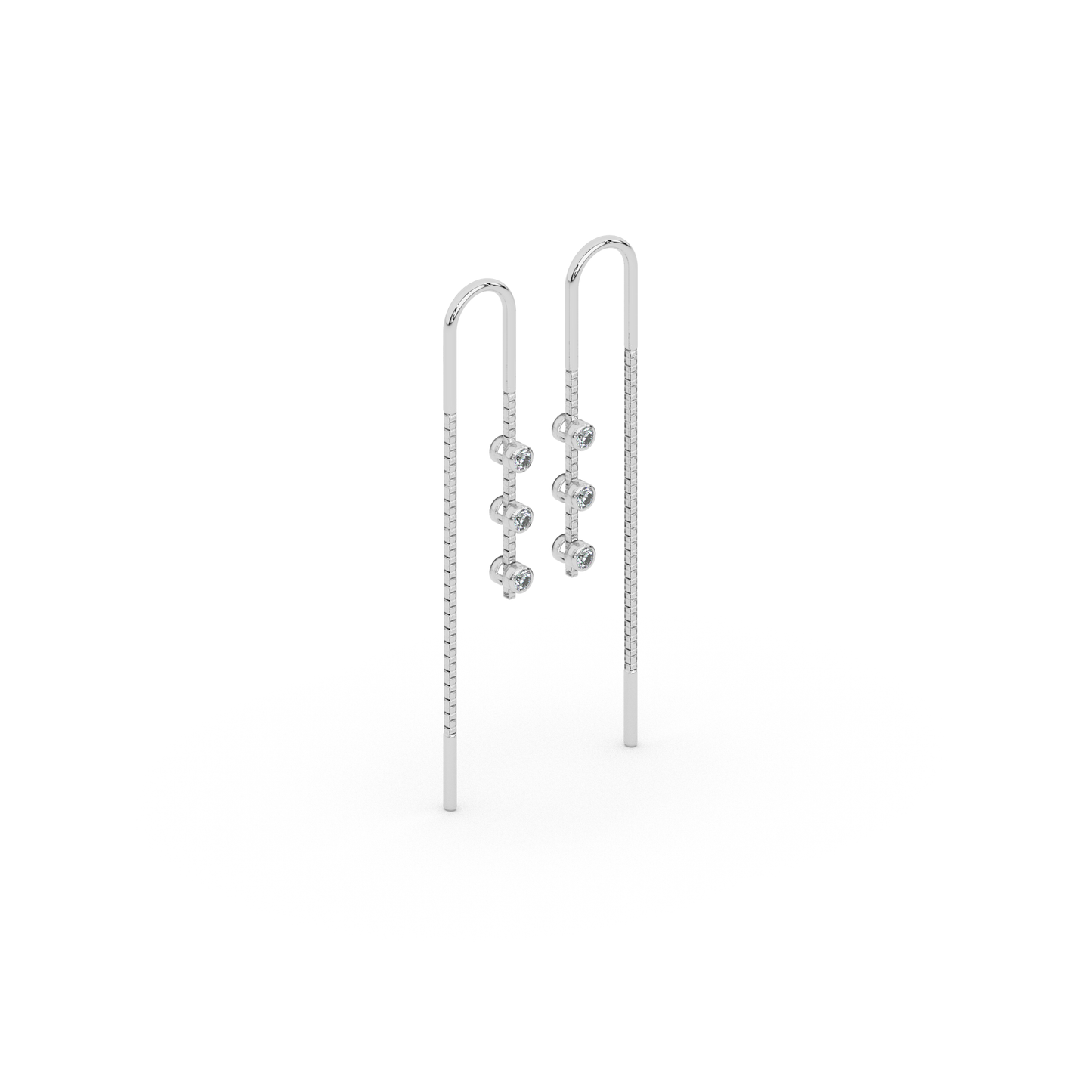 Majestic Sparkle Diamond Earring 18K