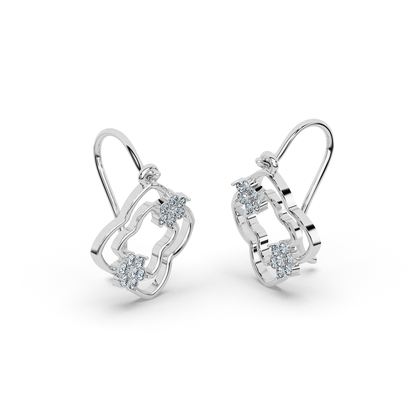 Golden Aura Diamond Earring