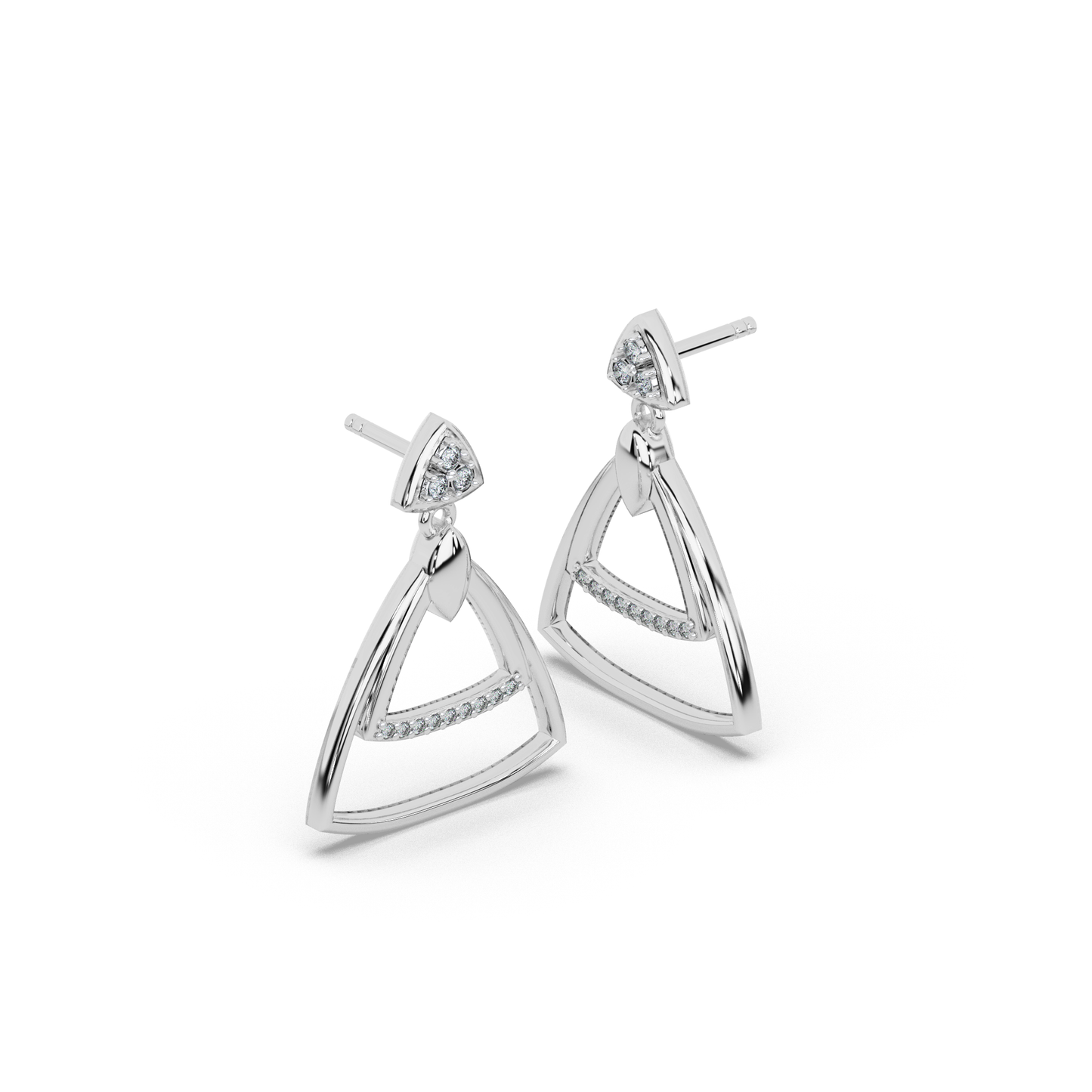 Exquisite Shine Diamond Earring 18K