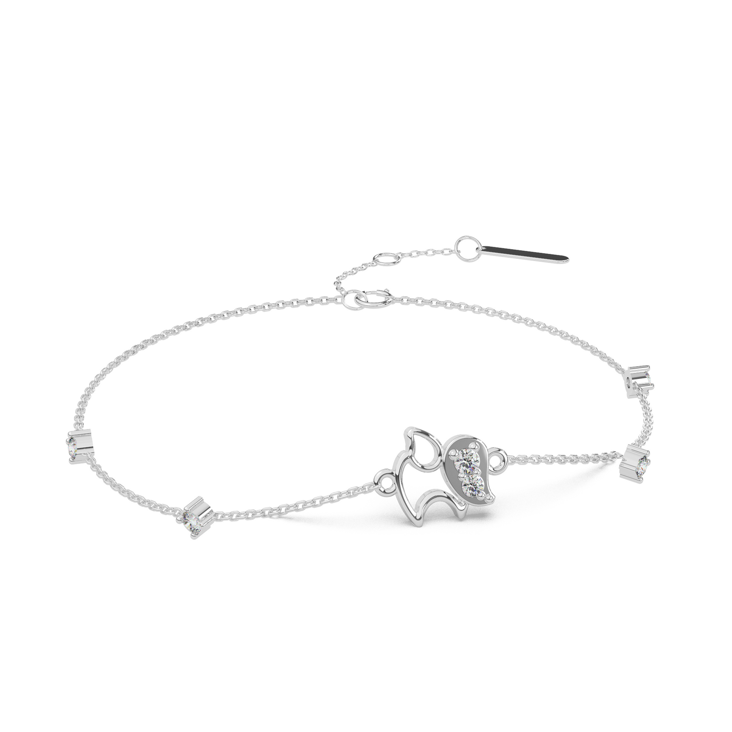 Sparkling Starlight Diamond Bracelet 18K