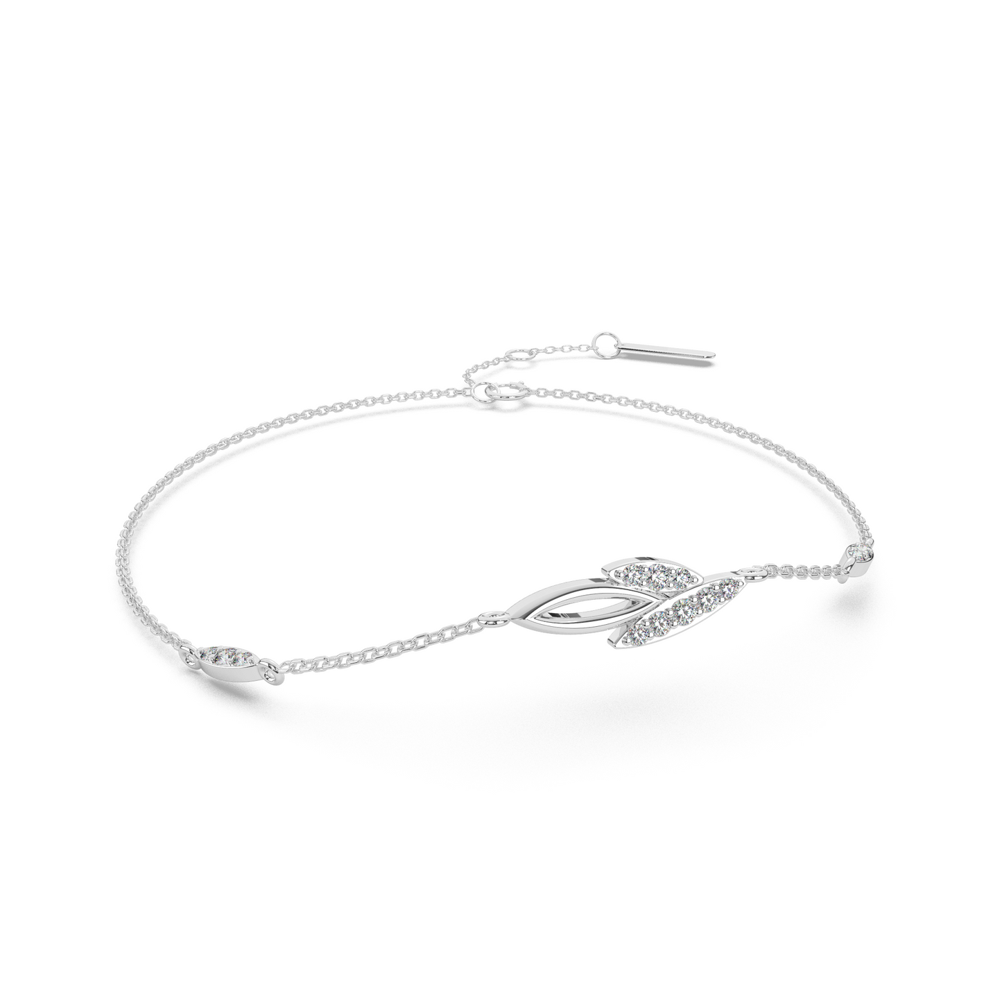 Serene Sapphire Diamond Bracelet 18K