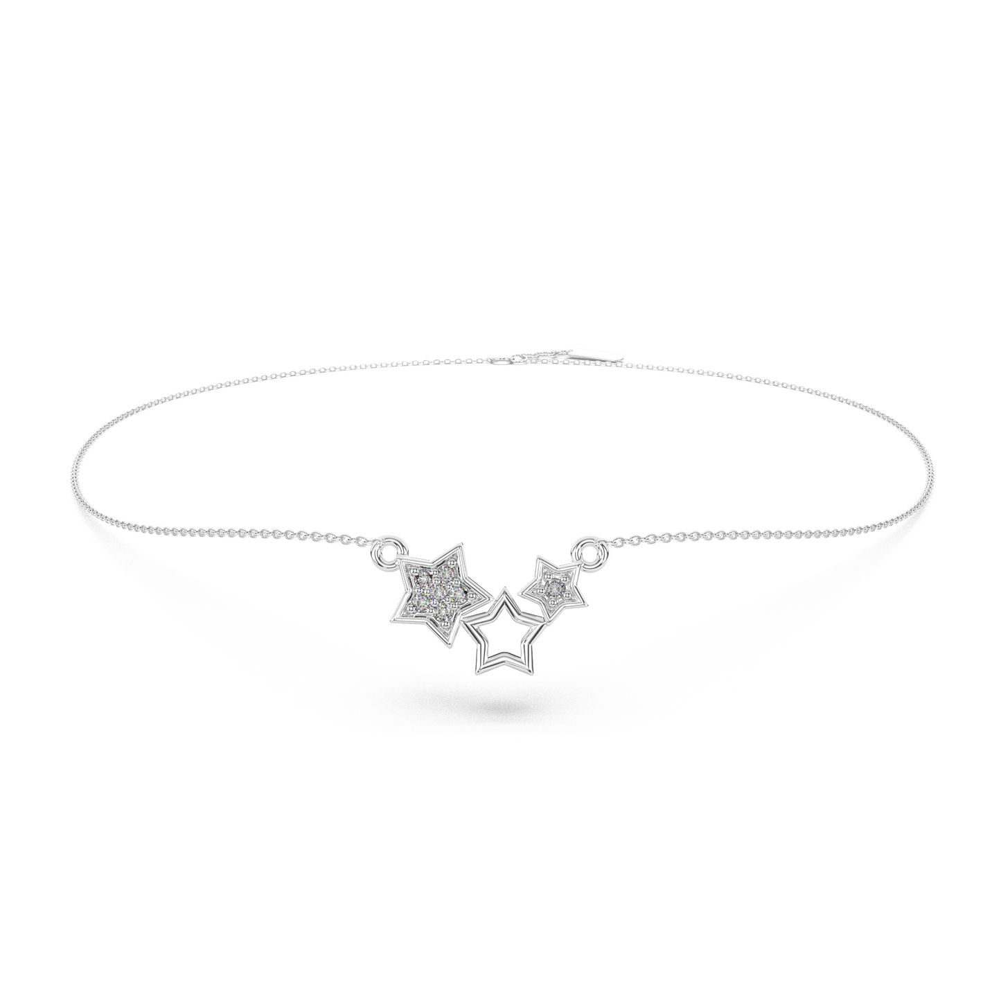 Diamond Whisper Necklace 18k