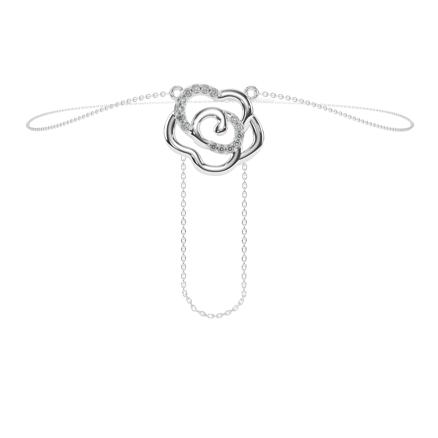 Ethereal Ember Necklace 18k