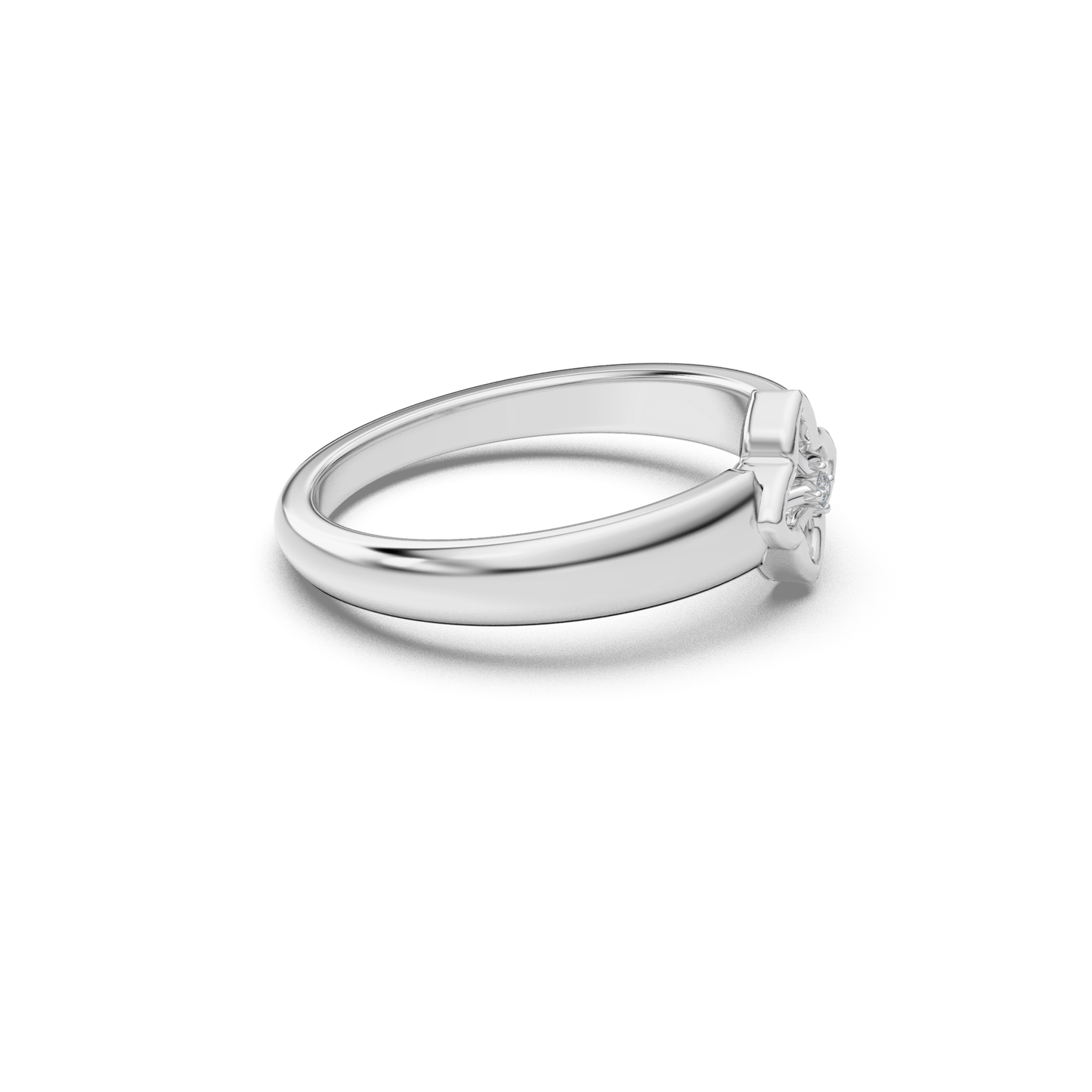 Cosmic Cascade 18Kt Diamond Ring