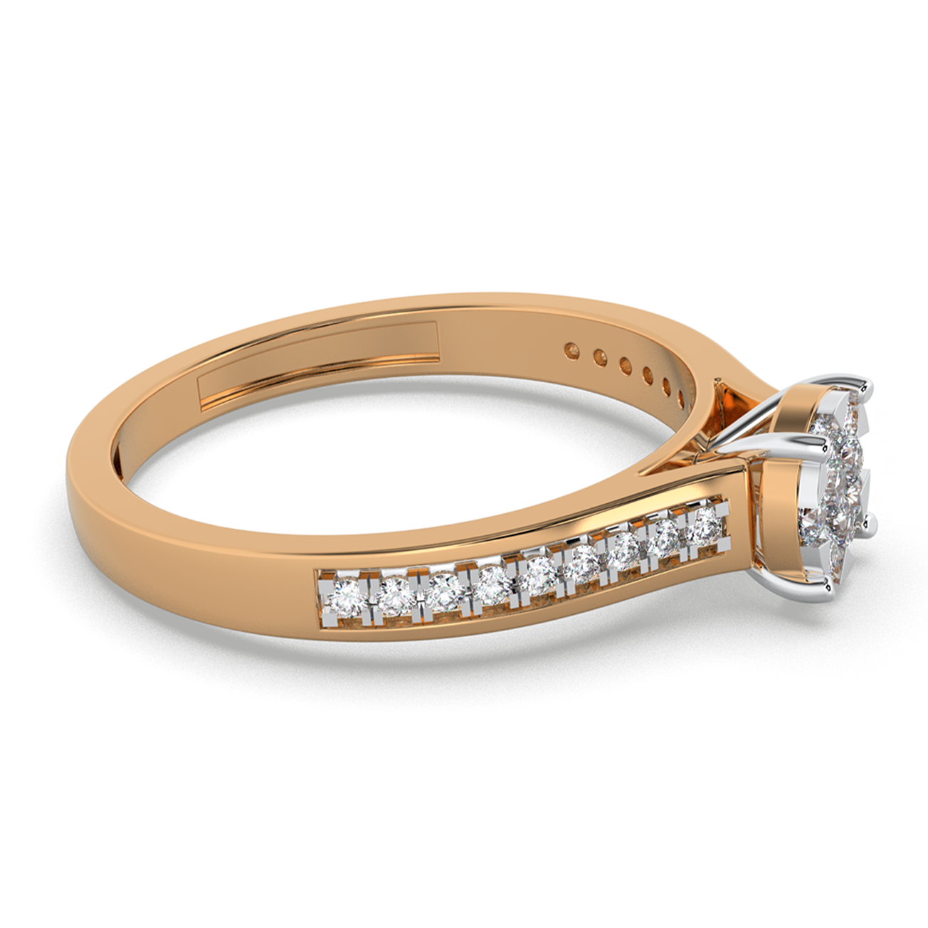 Moonlit Mirage 18Kt Diamond Ring