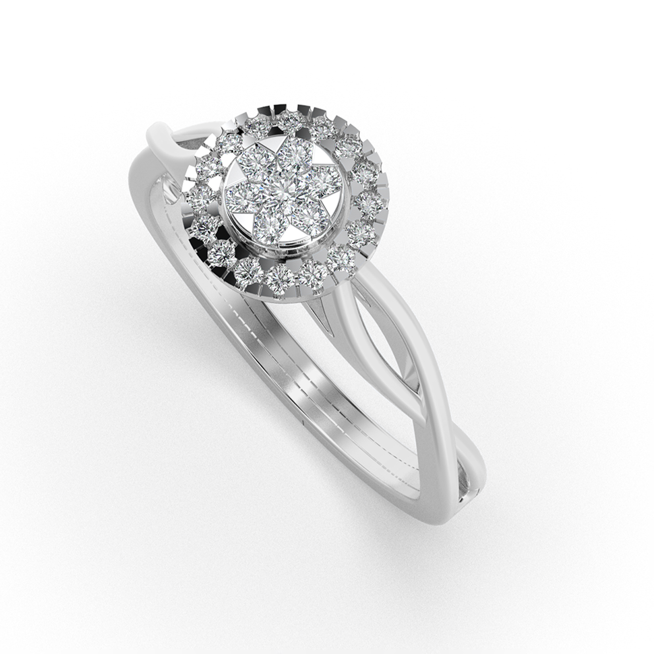 Opal Essence 18Kt Diamond Ring
