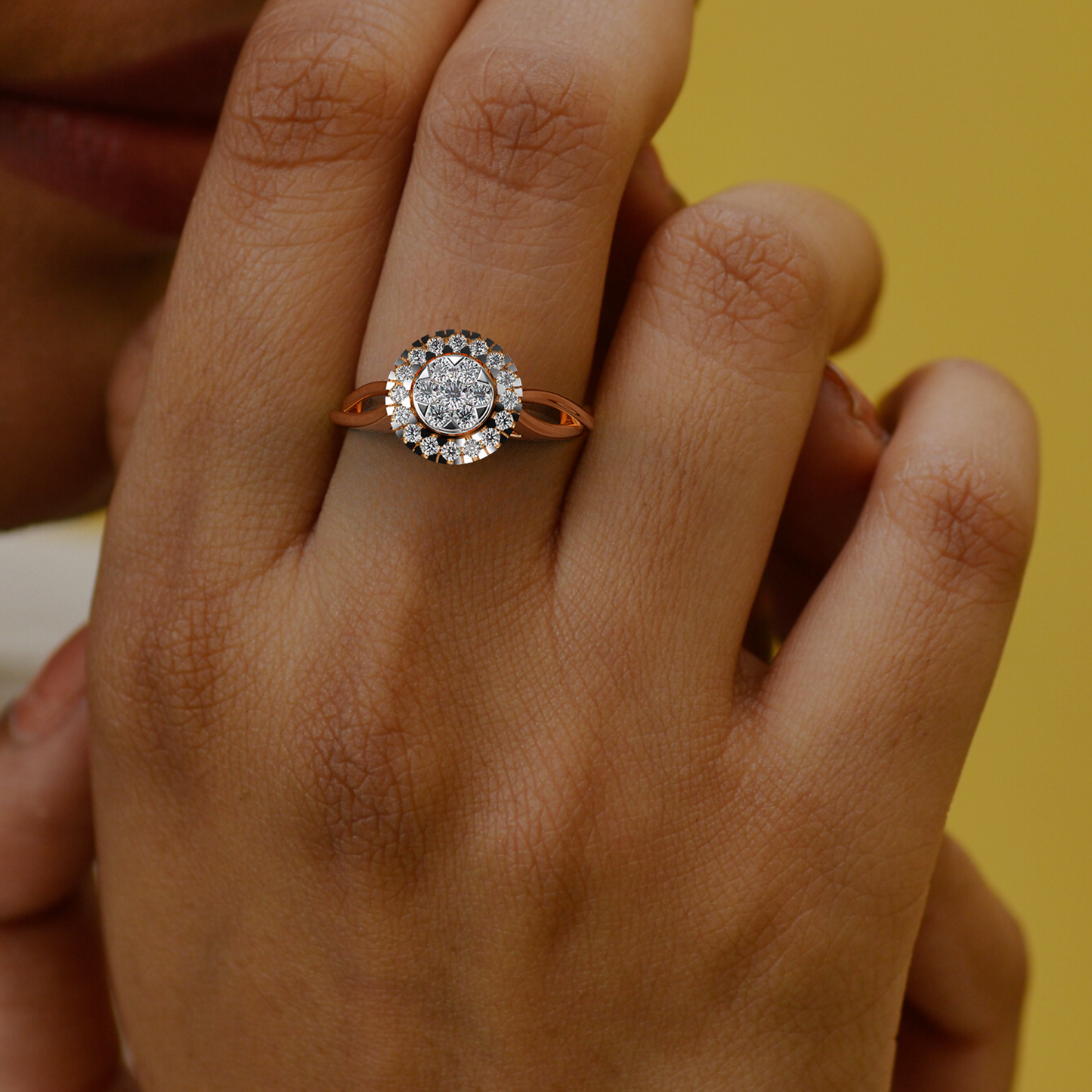 Opal Essence 18Kt Diamond Ring