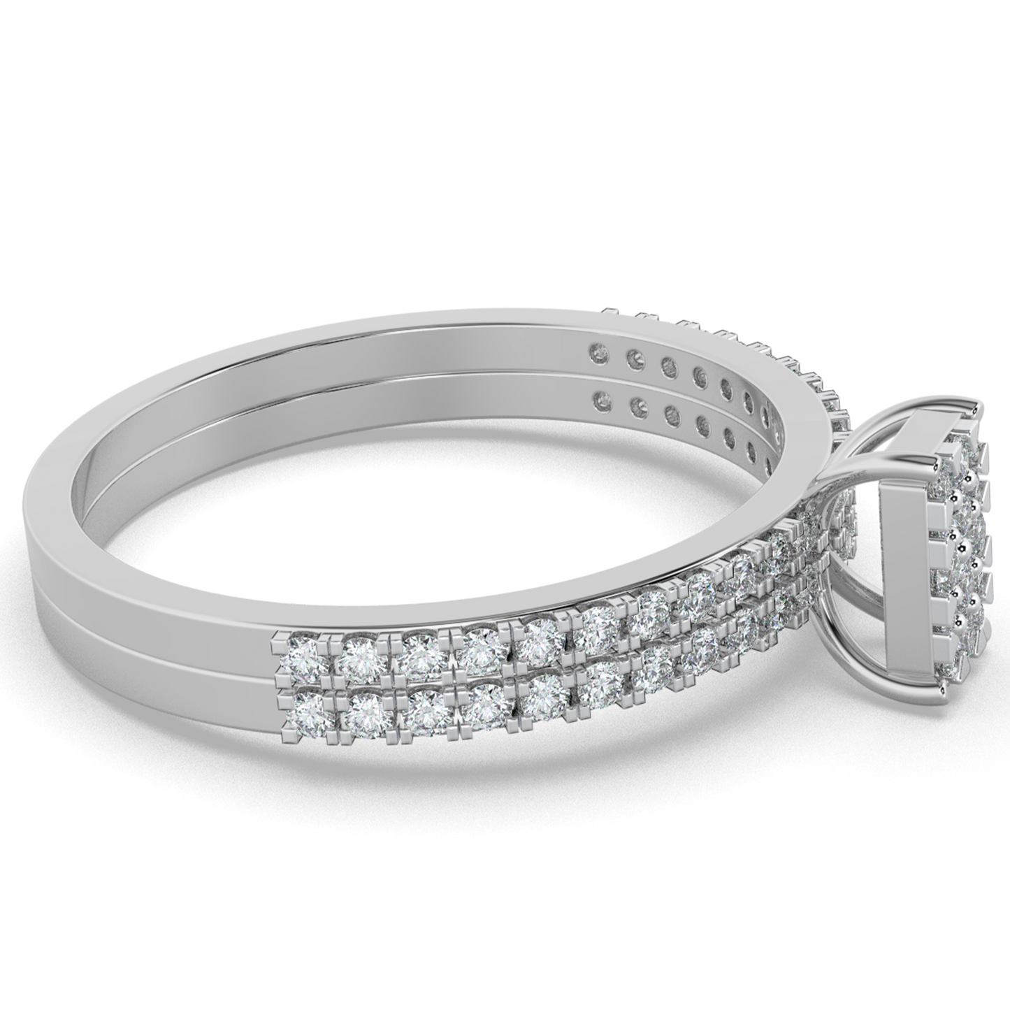 Seraphic Bloom 18Kt Diamond Ring