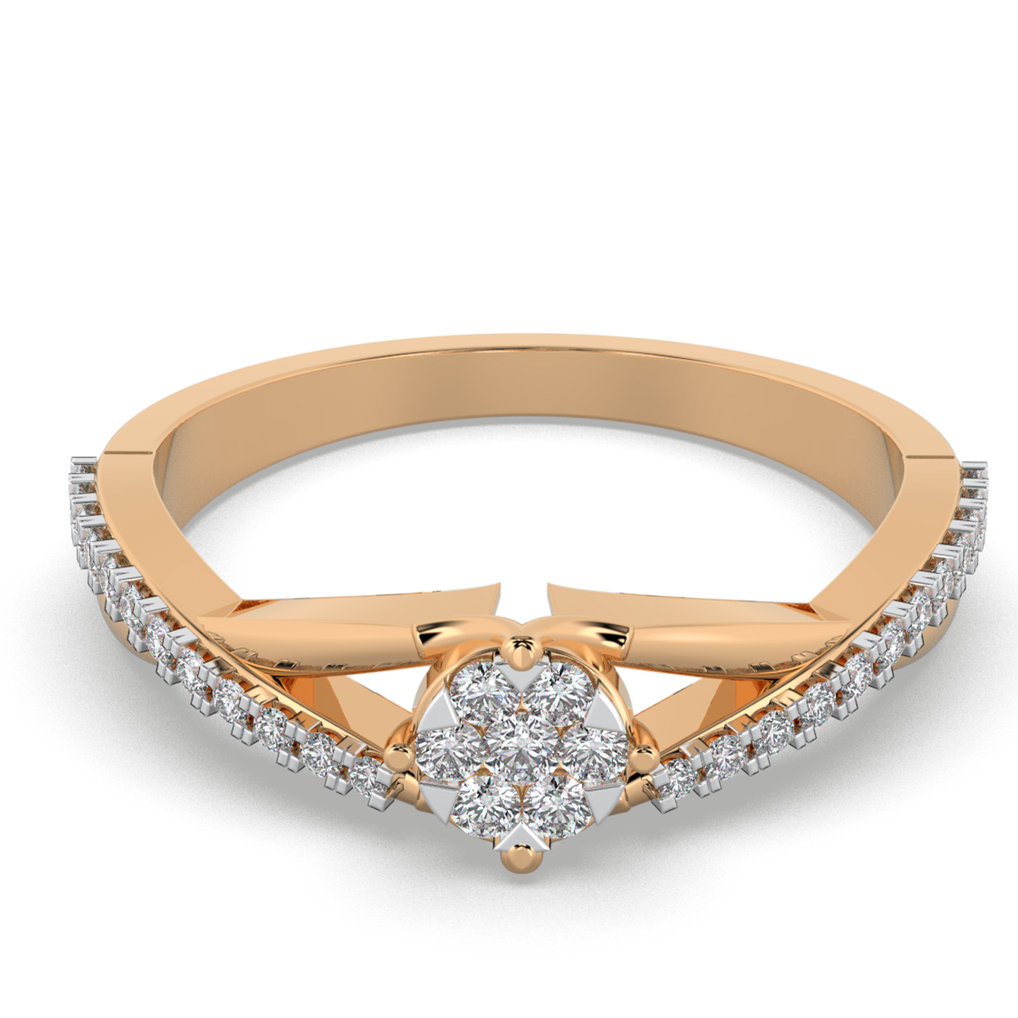 Ember Dawn 14Kt Diamond Ring