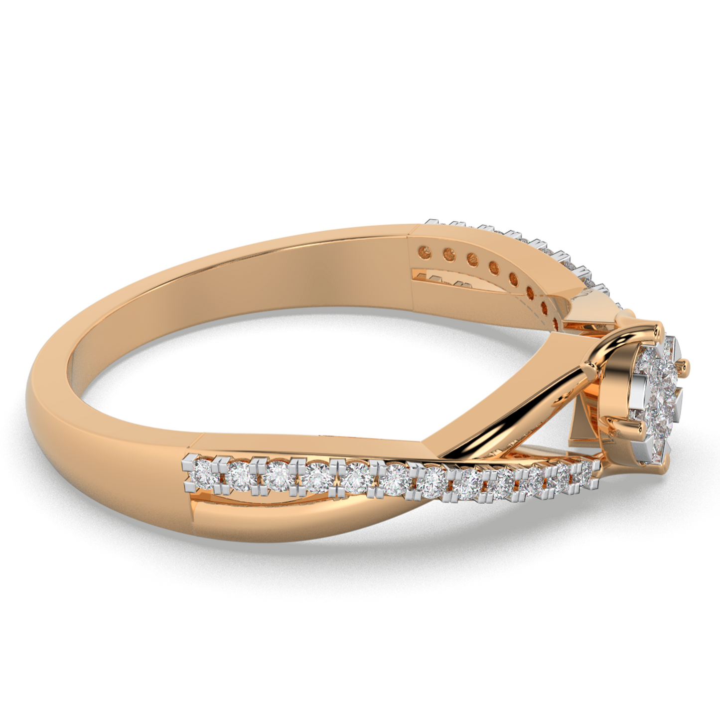 Ember Dawn 14Kt Diamond Ring