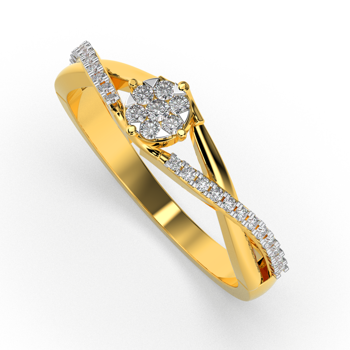 Ember Dawn 14Kt Diamond Ring