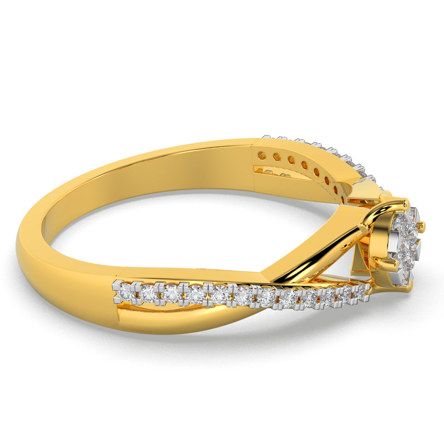 Ember Dawn 14Kt Diamond Ring