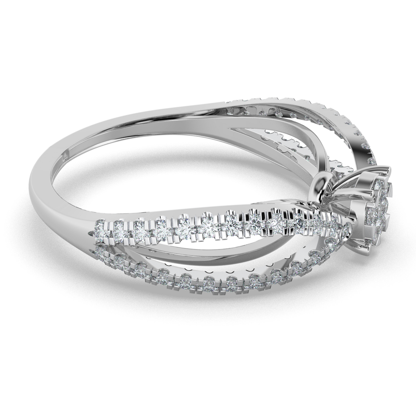 Whispering Sky 18Kt Diamond Ring