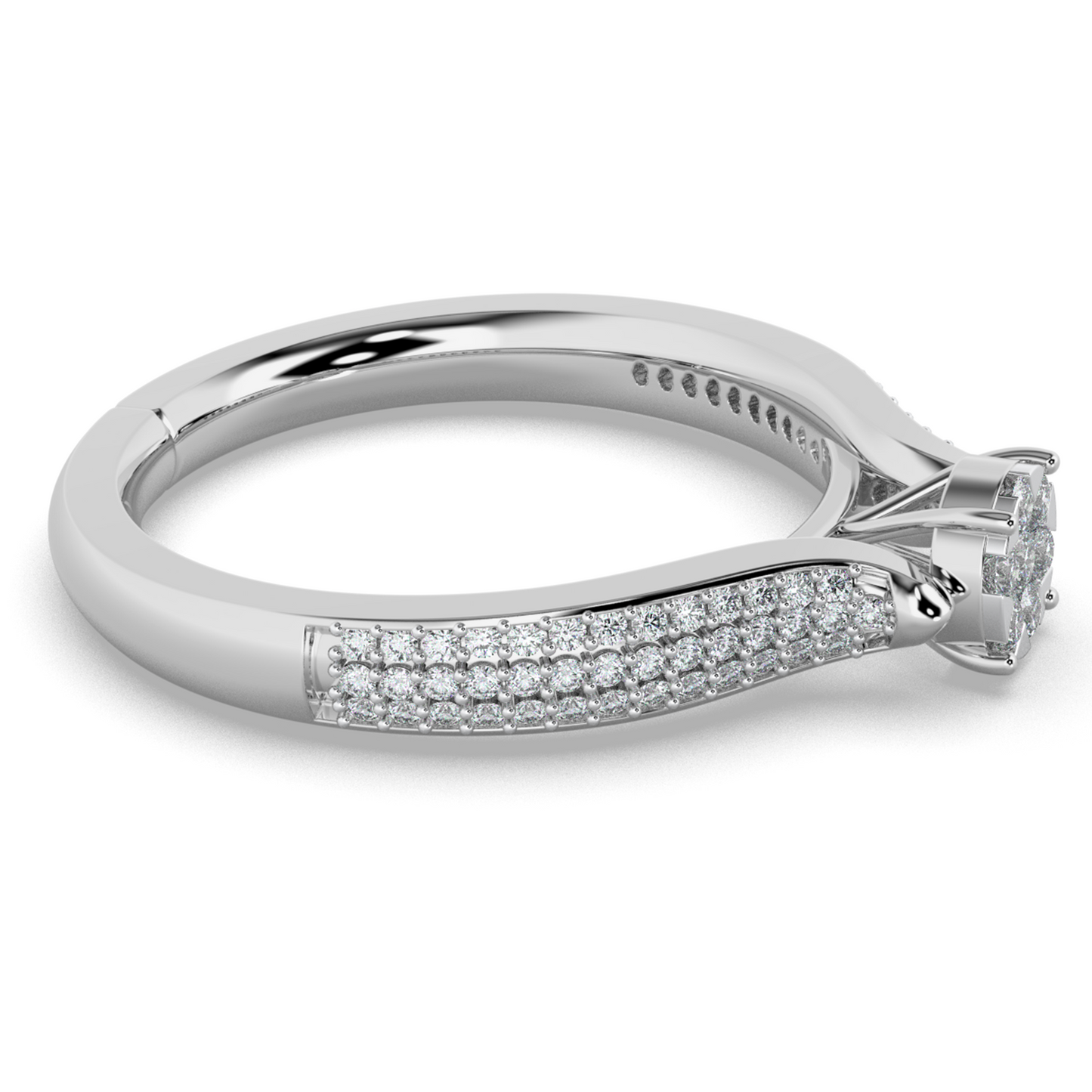 Mystic Glow 14Kt Diamond Ring