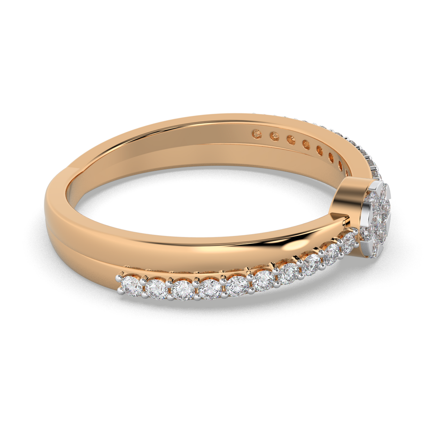 Enchanted Ray 14Kt Diamond Ring