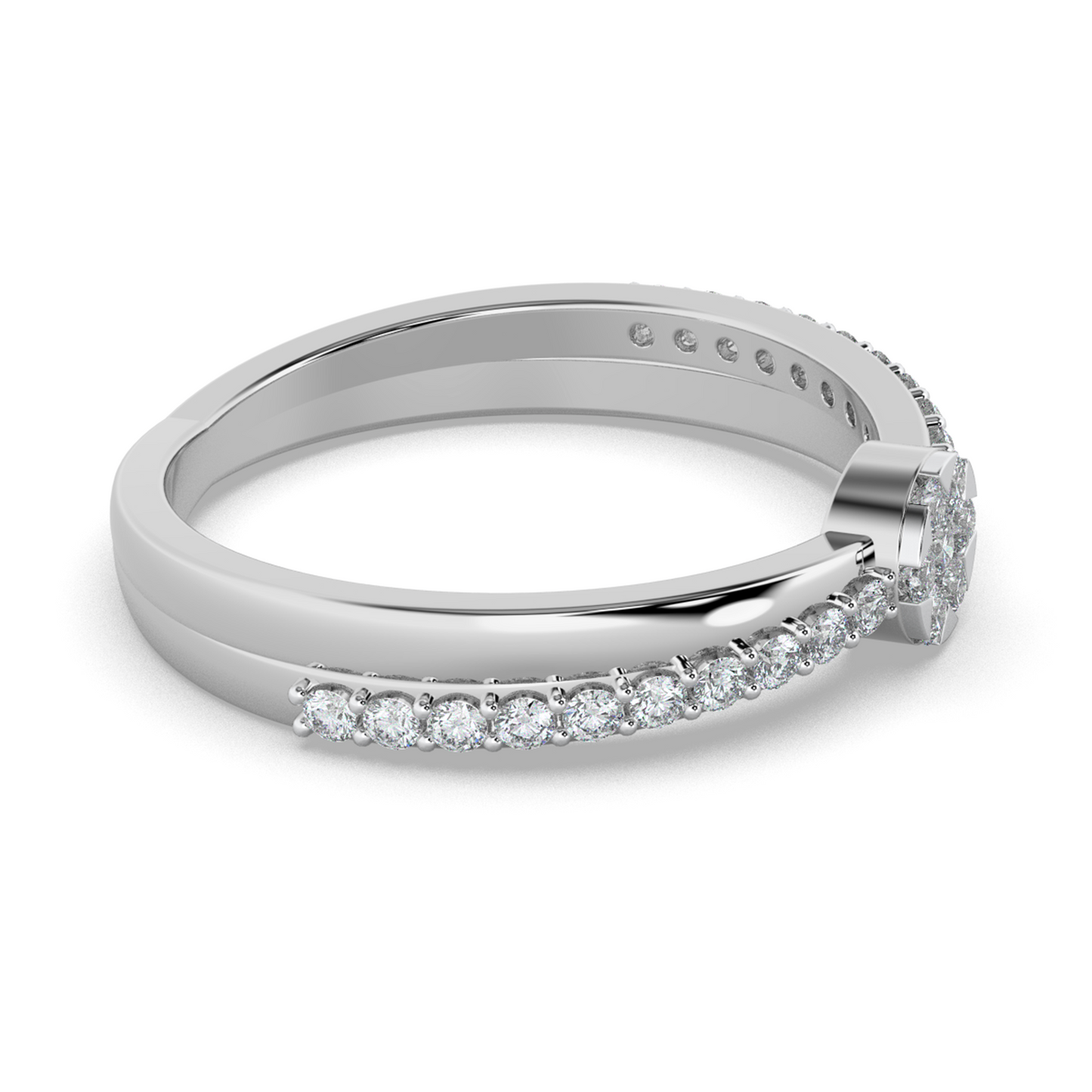 Enchanted Ray 14Kt Diamond Ring