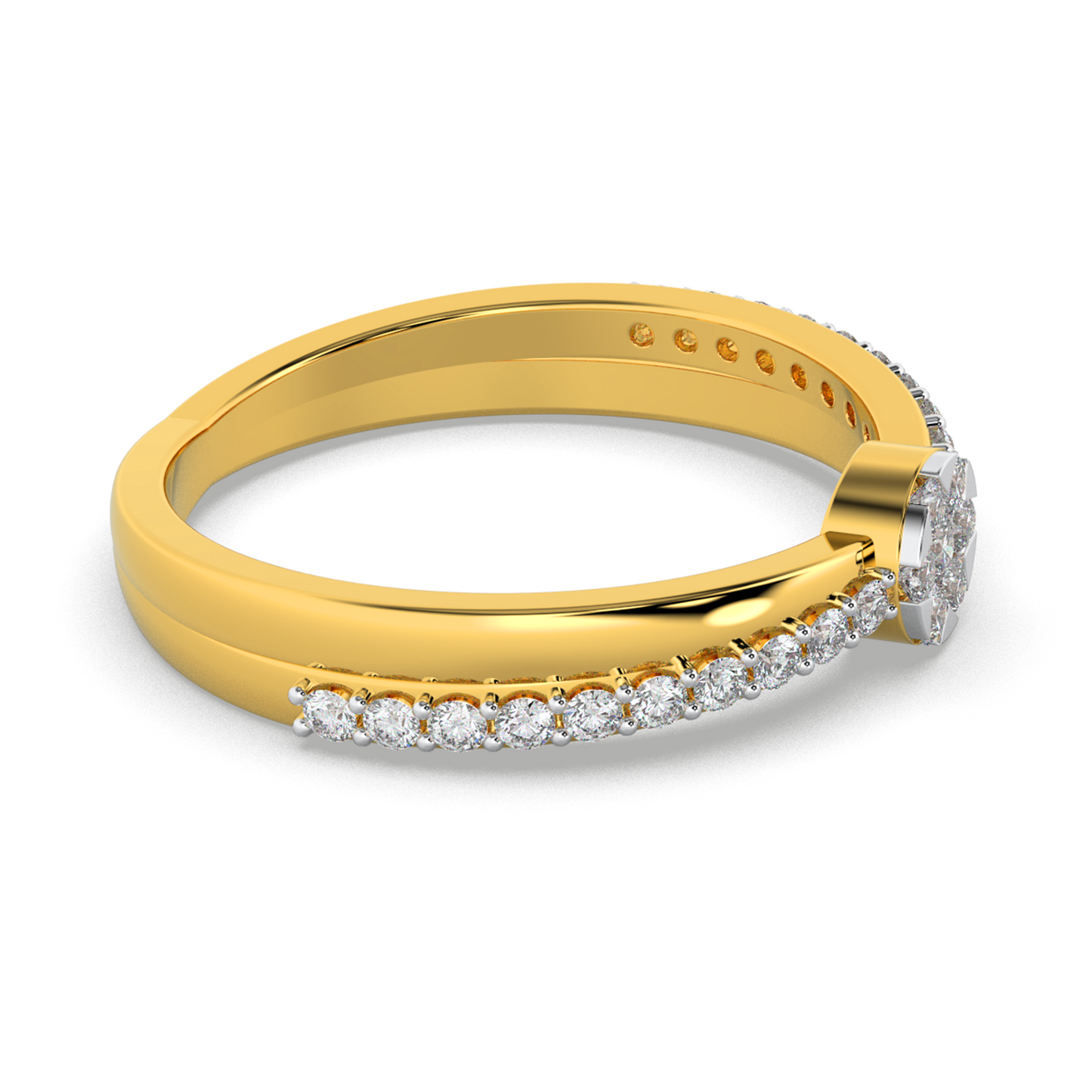 Enchanted Ray 14Kt Diamond Ring