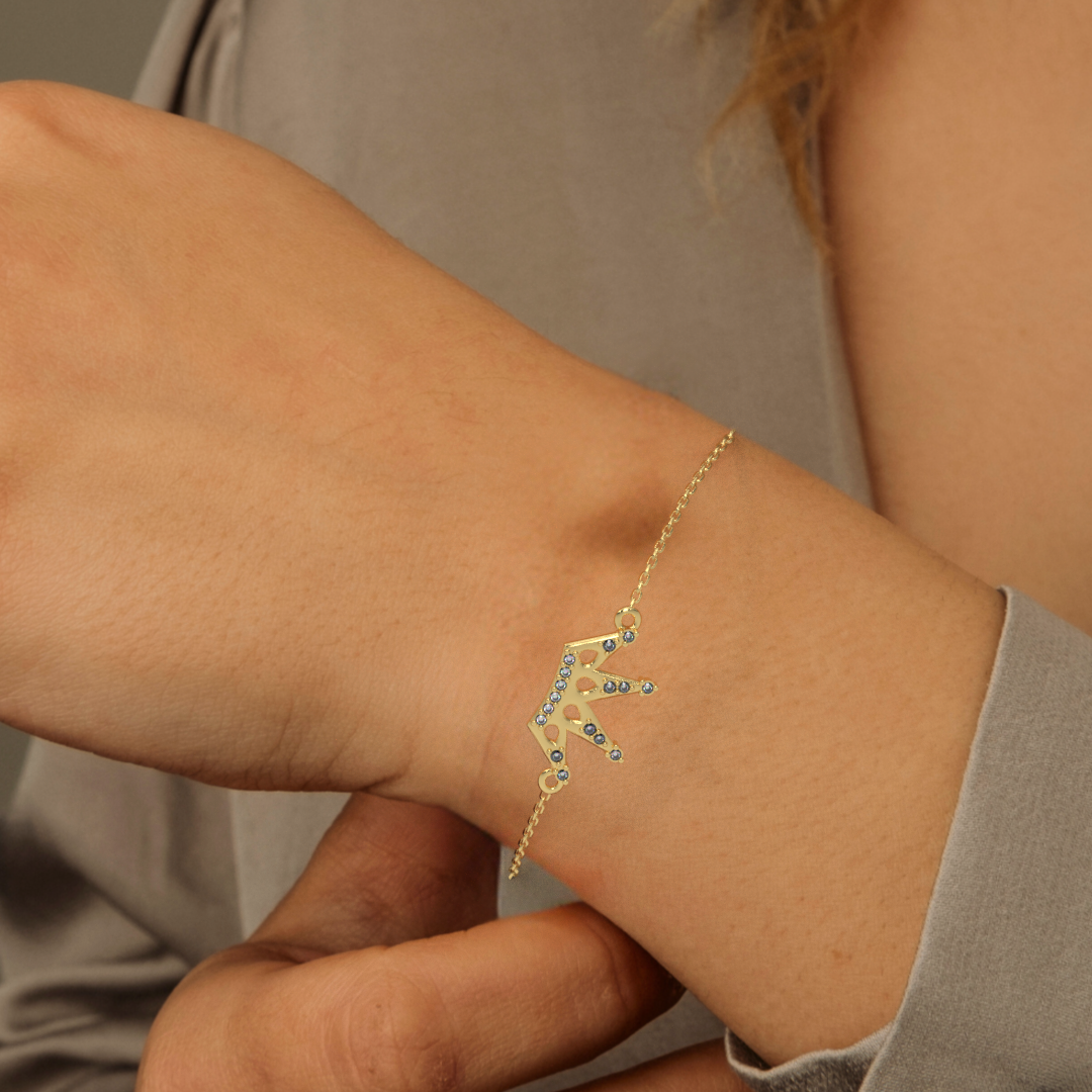 Glittering Glamour Diamond Chain Bracelet