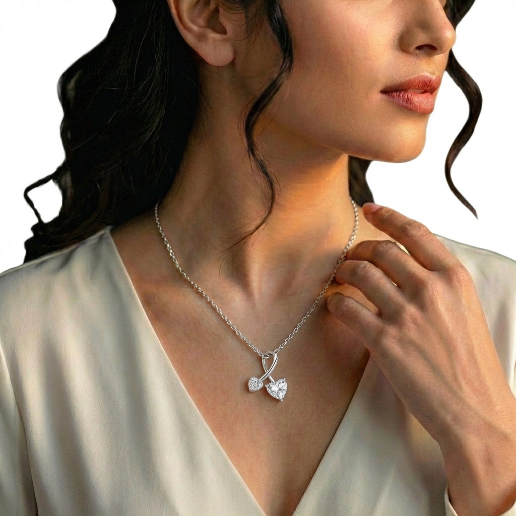 Elan Diamond Pendant 18K