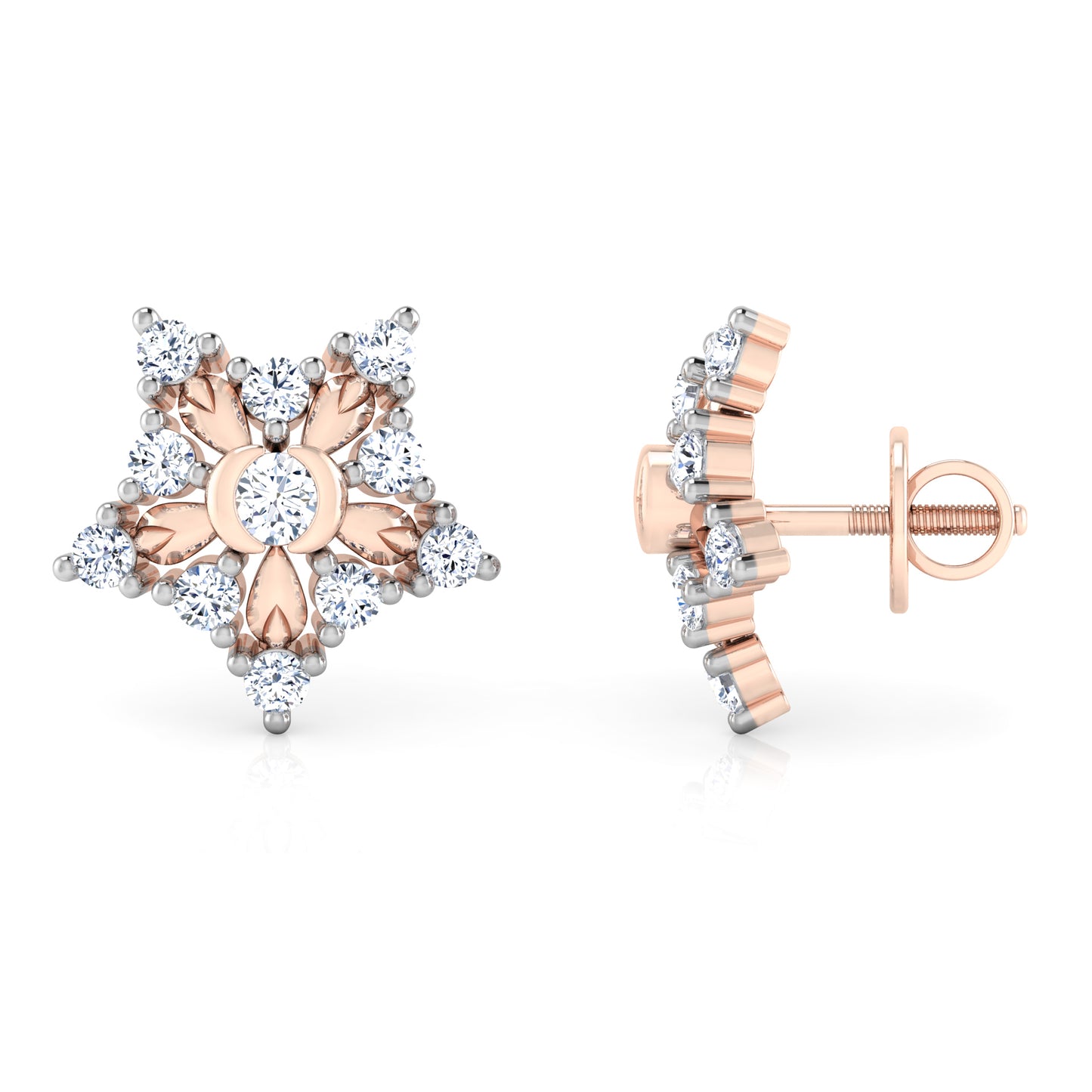 Serene Stardust Earrings 18K