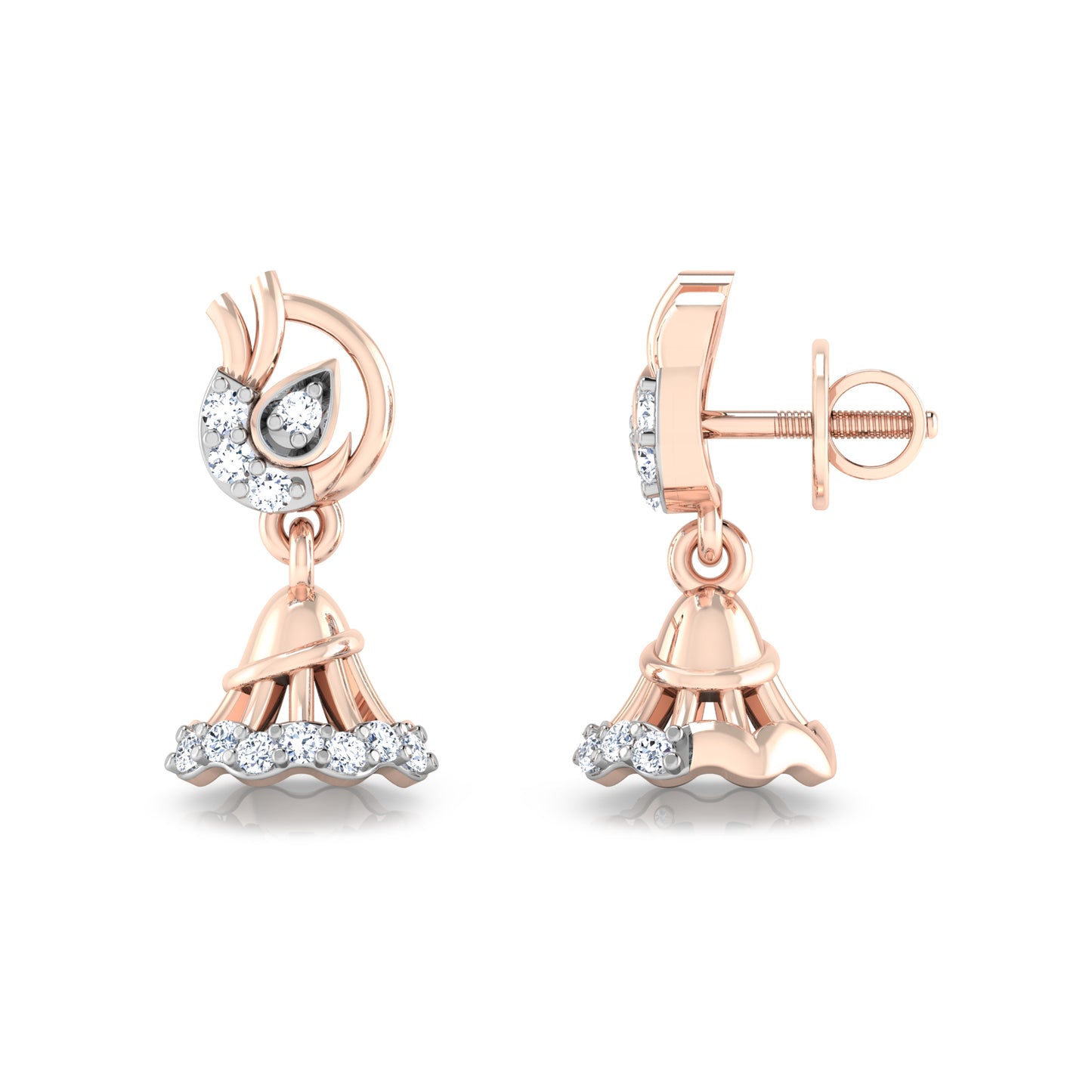Prismatic Petunia Earrings