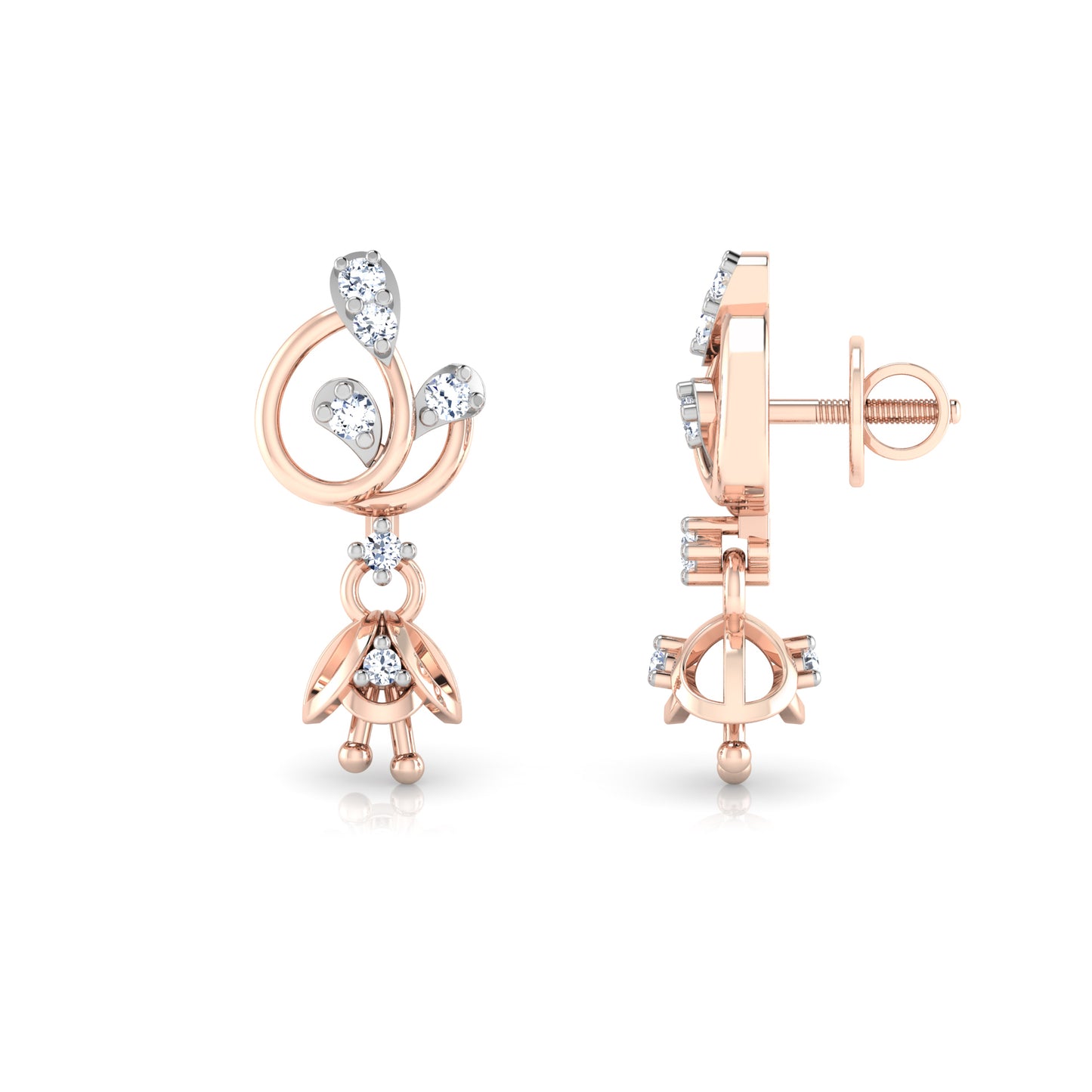 Sparkling Earrings 18K