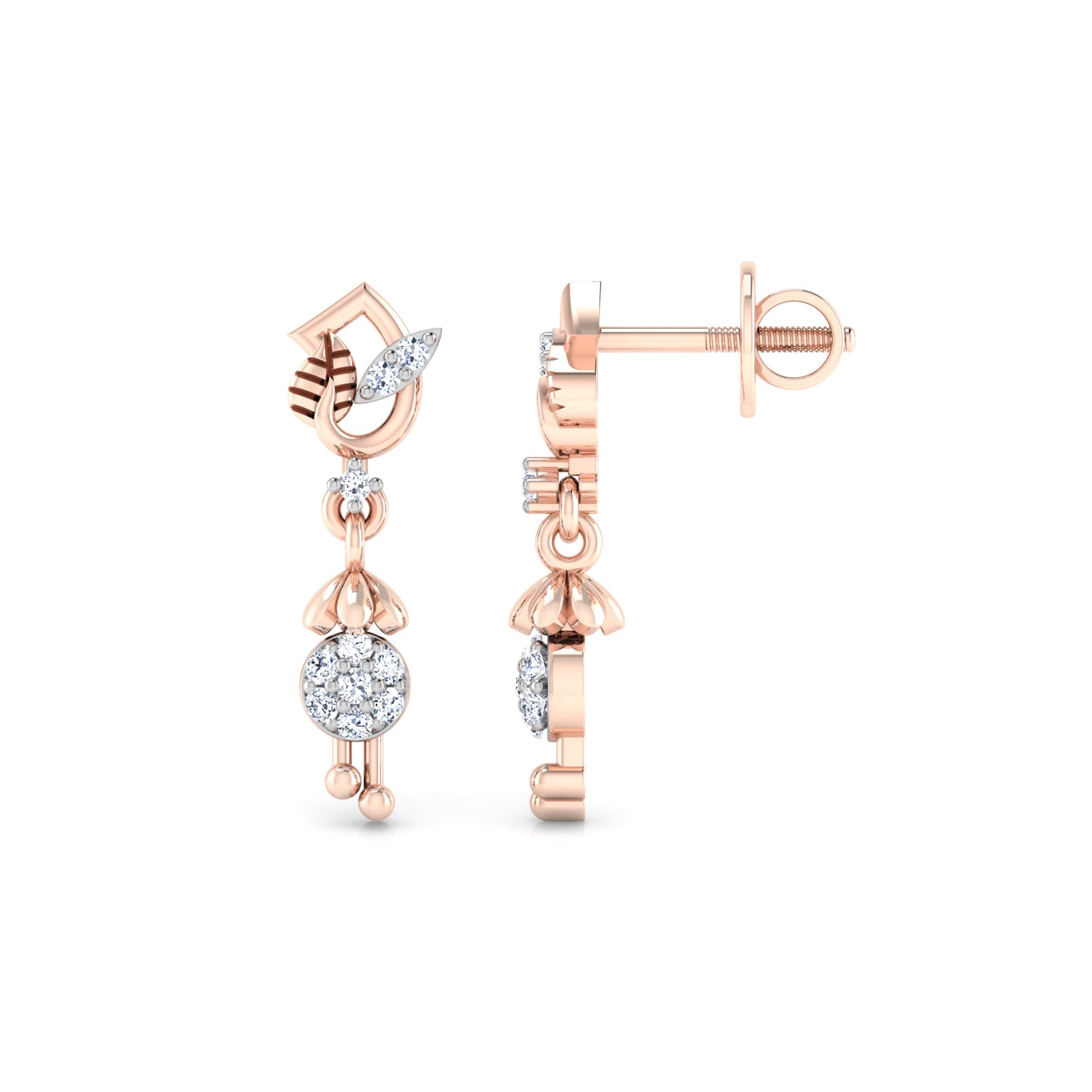 Shimmering Earrings 18K