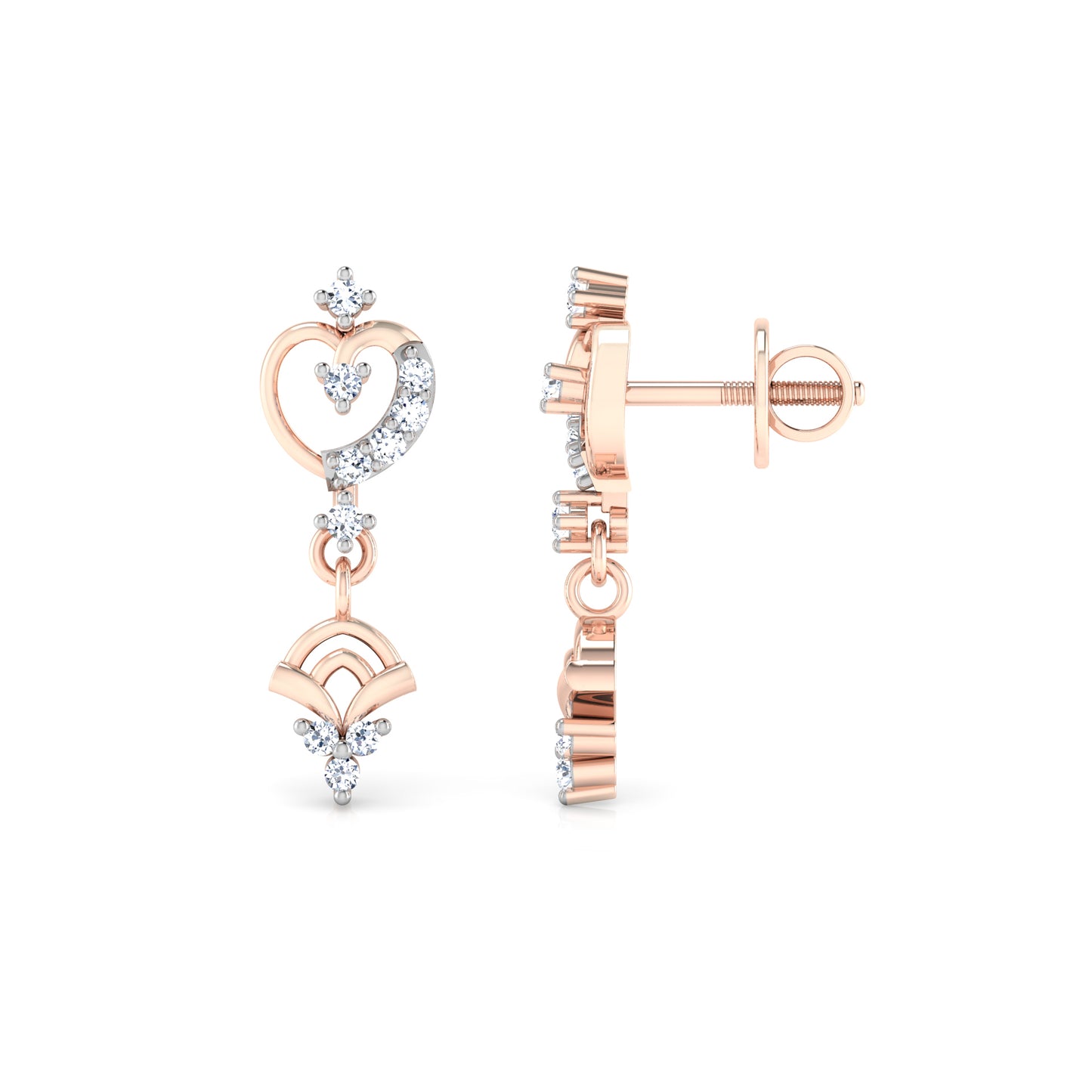 Dazzling Dewdrop Earrings 18K