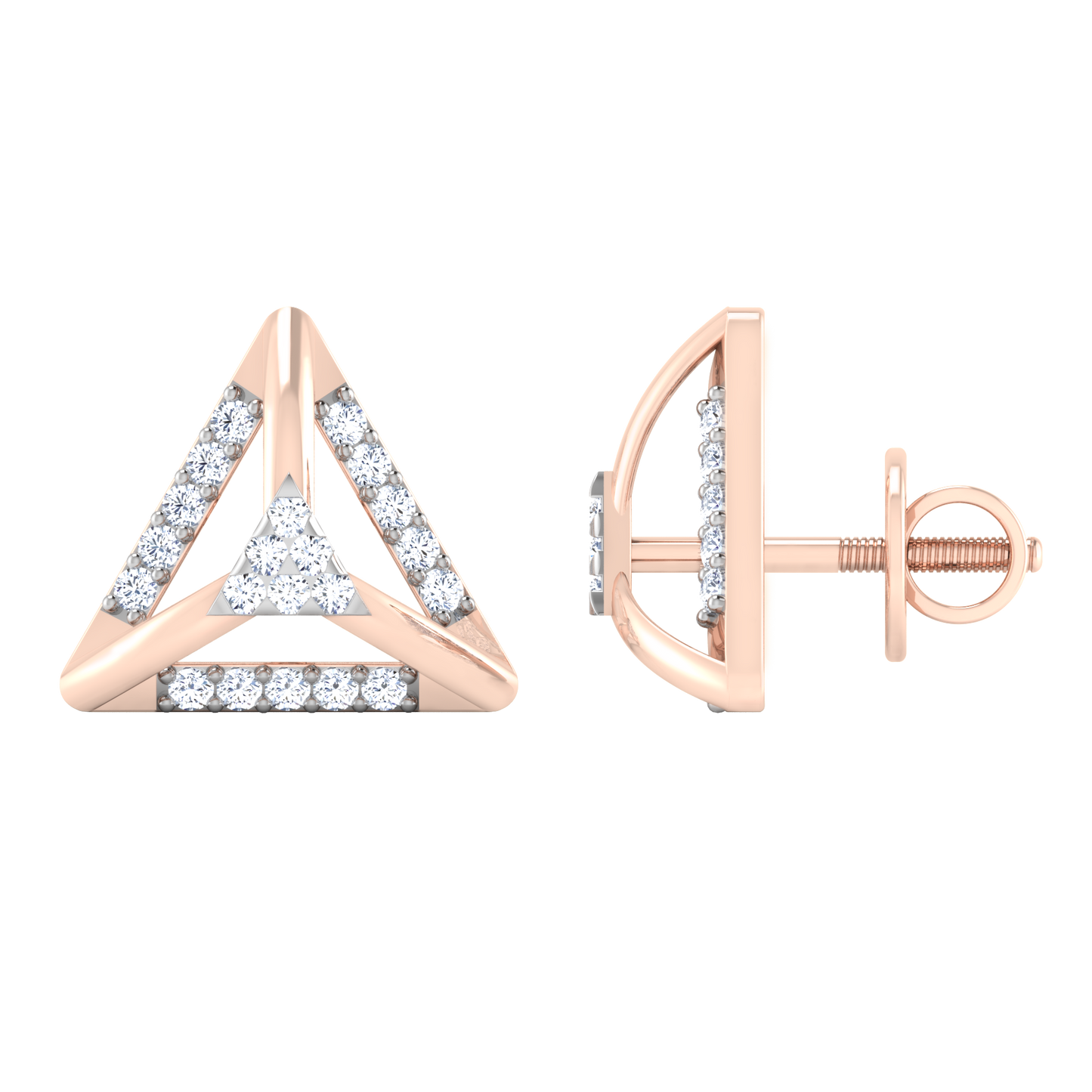 Mystic Moonlight Diamond Hoops 18K