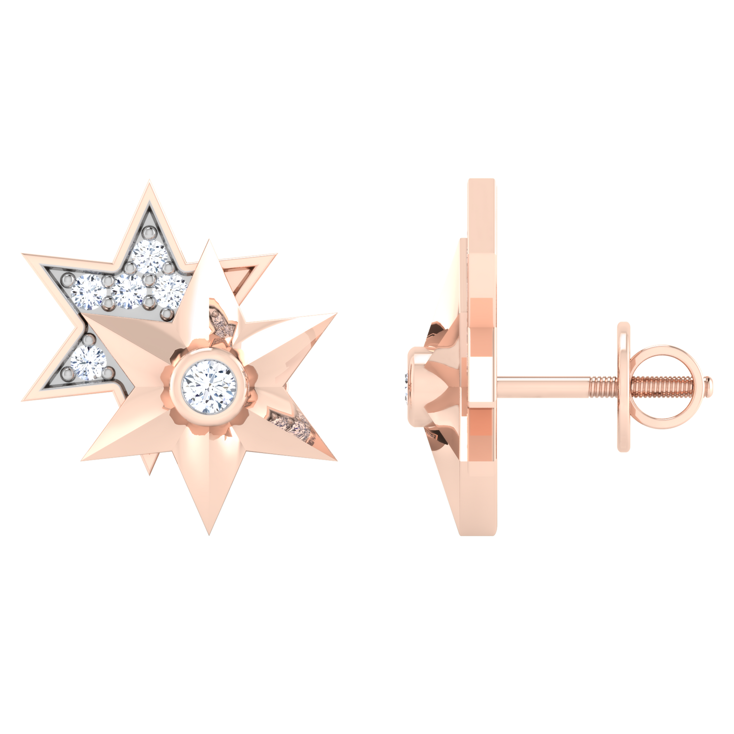 Floral Frost Diamond Drops 18K