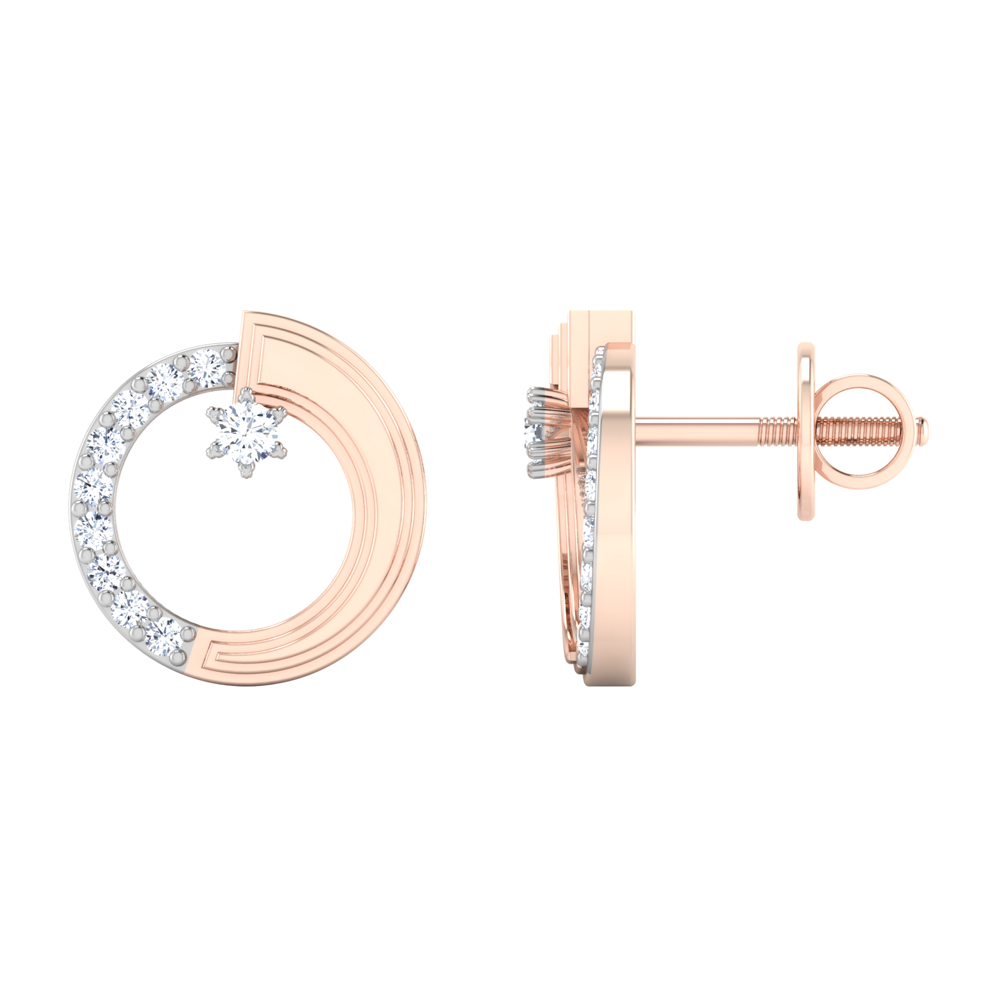 Heavenly Halo Diamond Studs