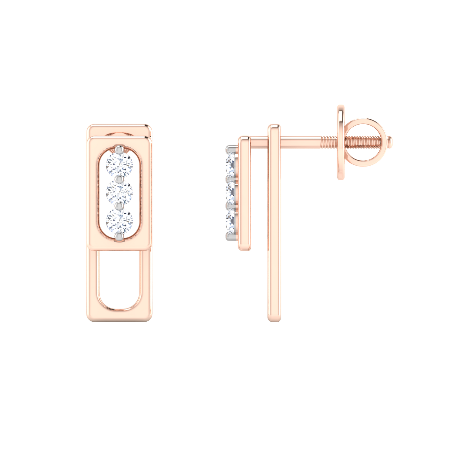 Aurora Arcane Diamond Studs 18K