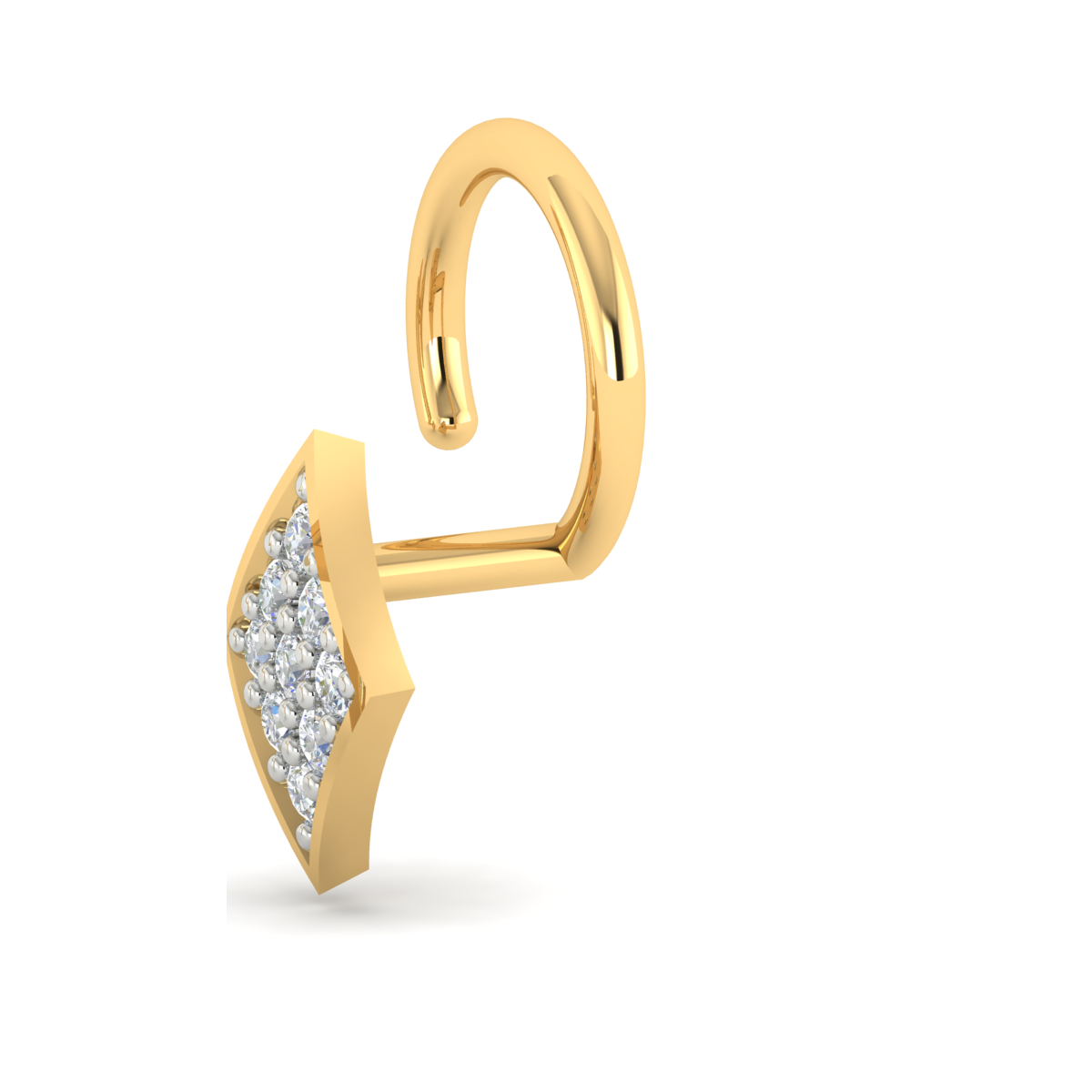 Serene Solitaire Nose Pin