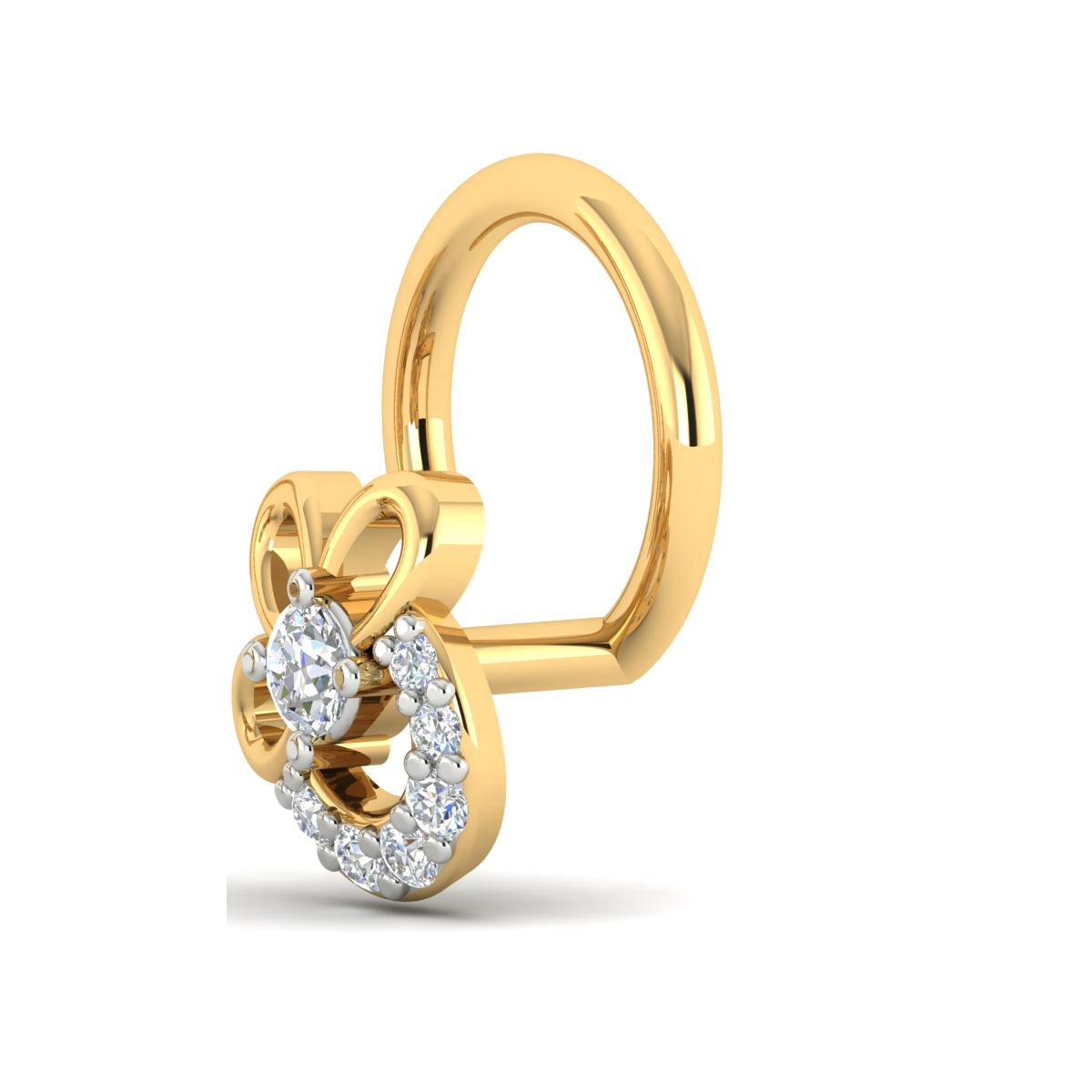 Opulent Orbit Nose Pin