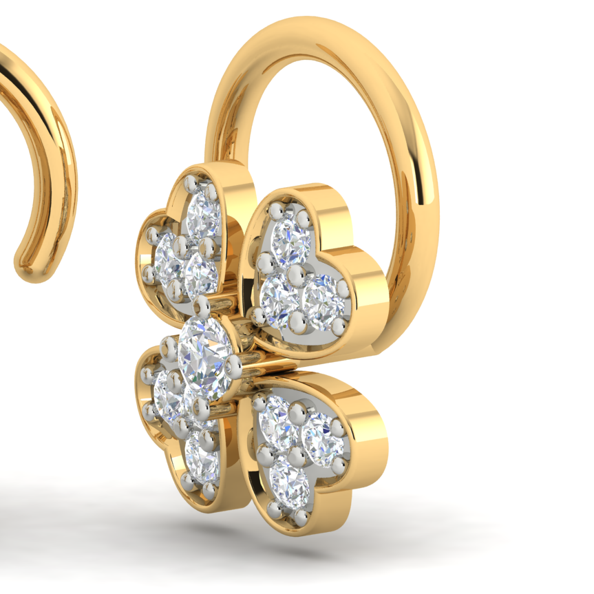 Enchanting Luster Nose Pin