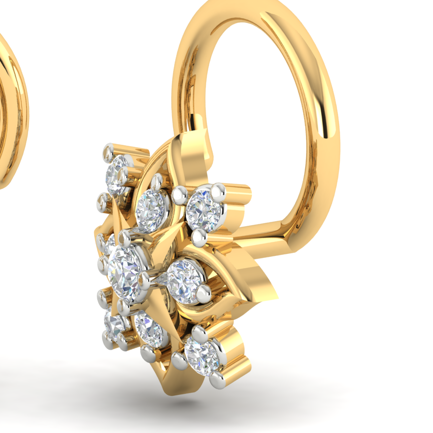 Opulent Petal Nose Pin