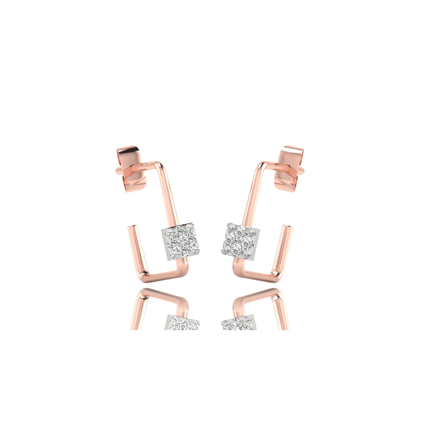 Prismatic Earrings 18K