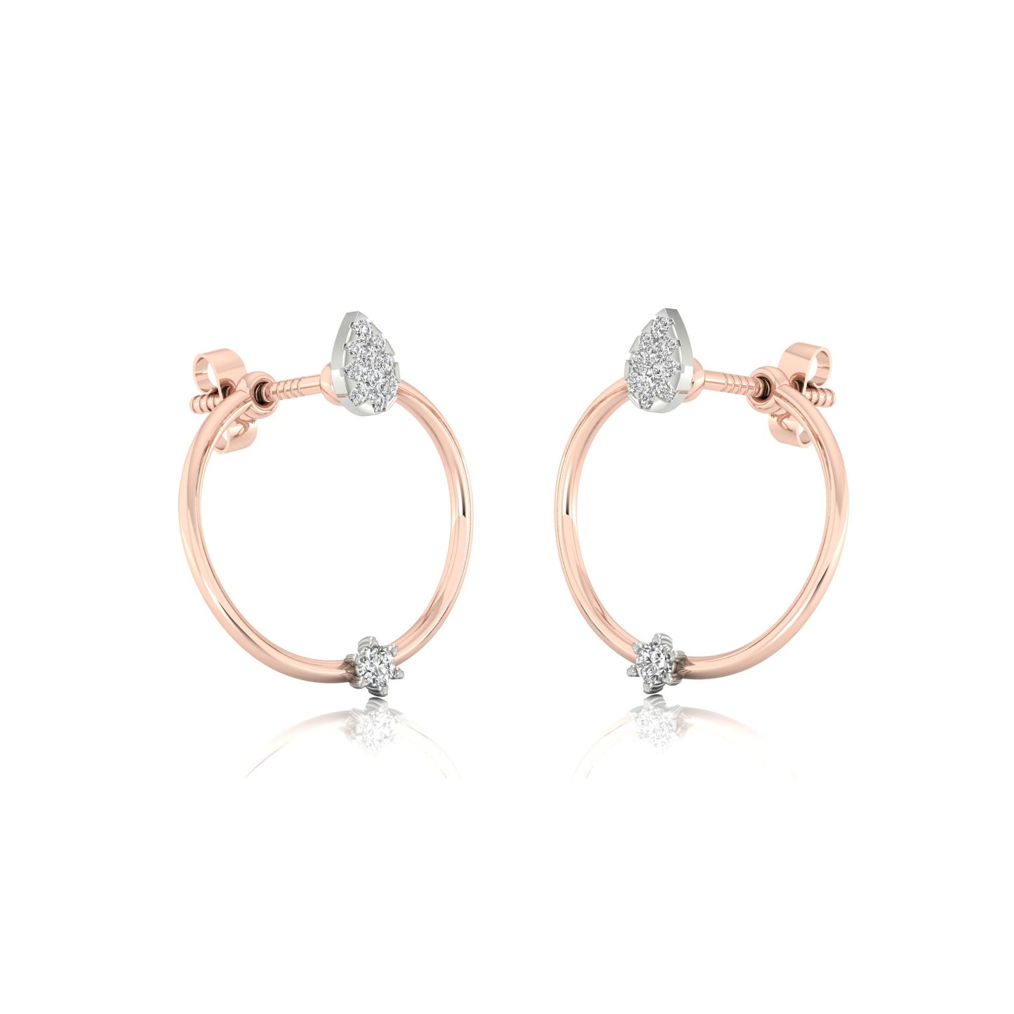 Radiant Raindrop Earrings 18K
