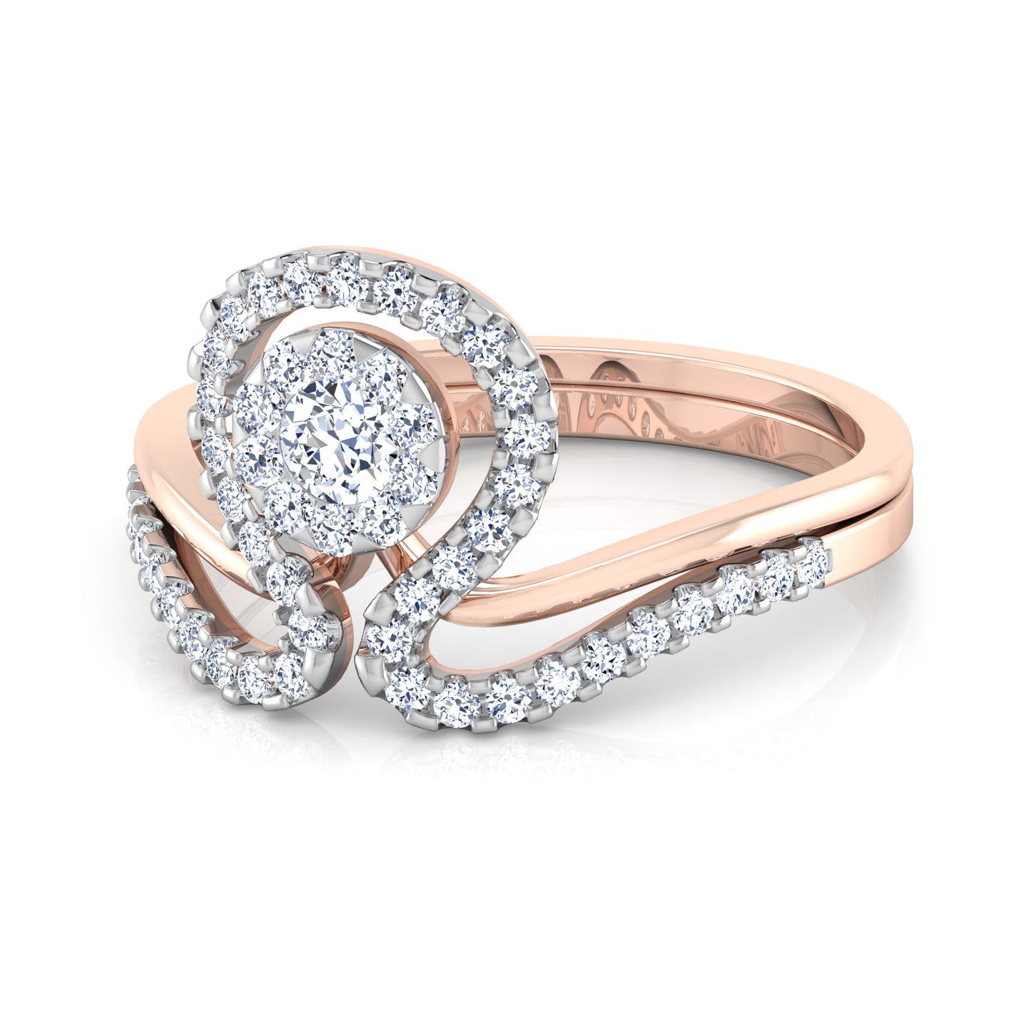 Glimmer Radiance 18Kt Diamond Ring
