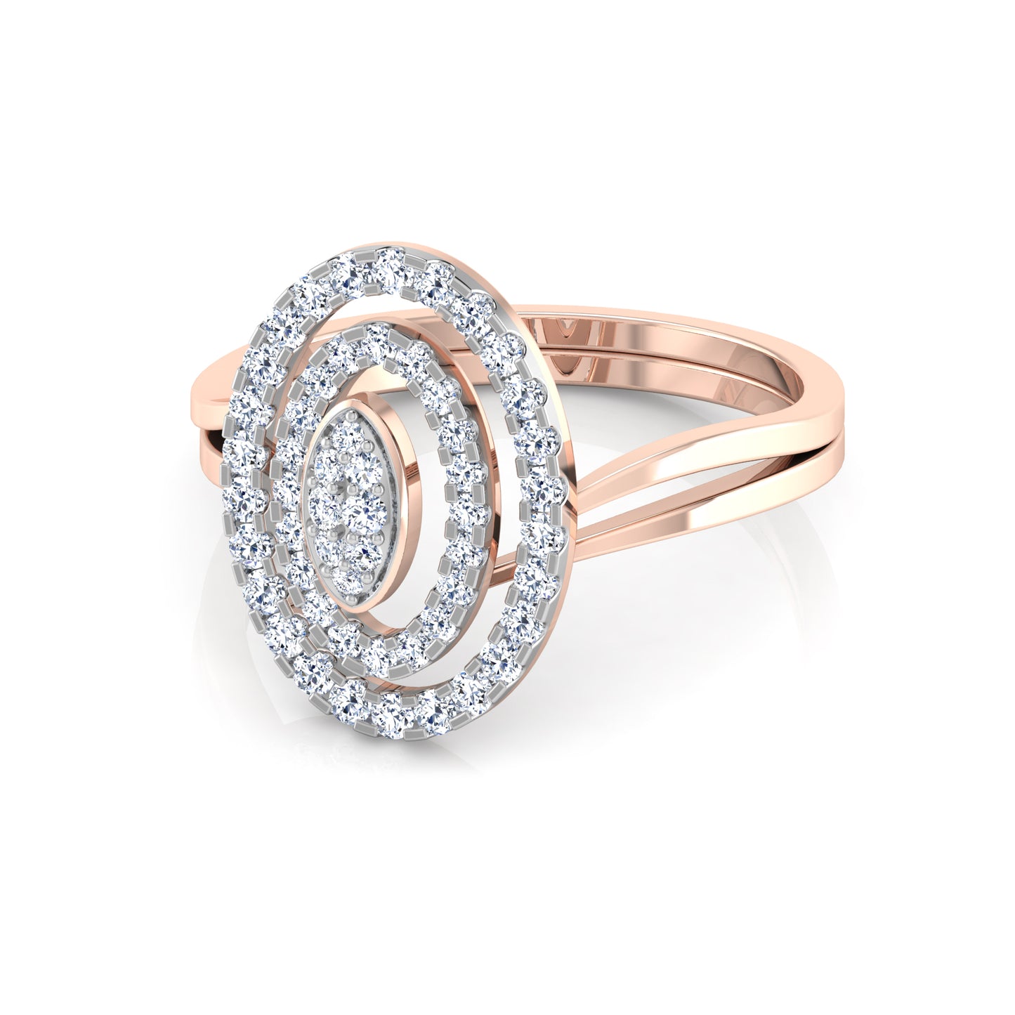 Lagoon 14Kt Diamond Ring For Women
